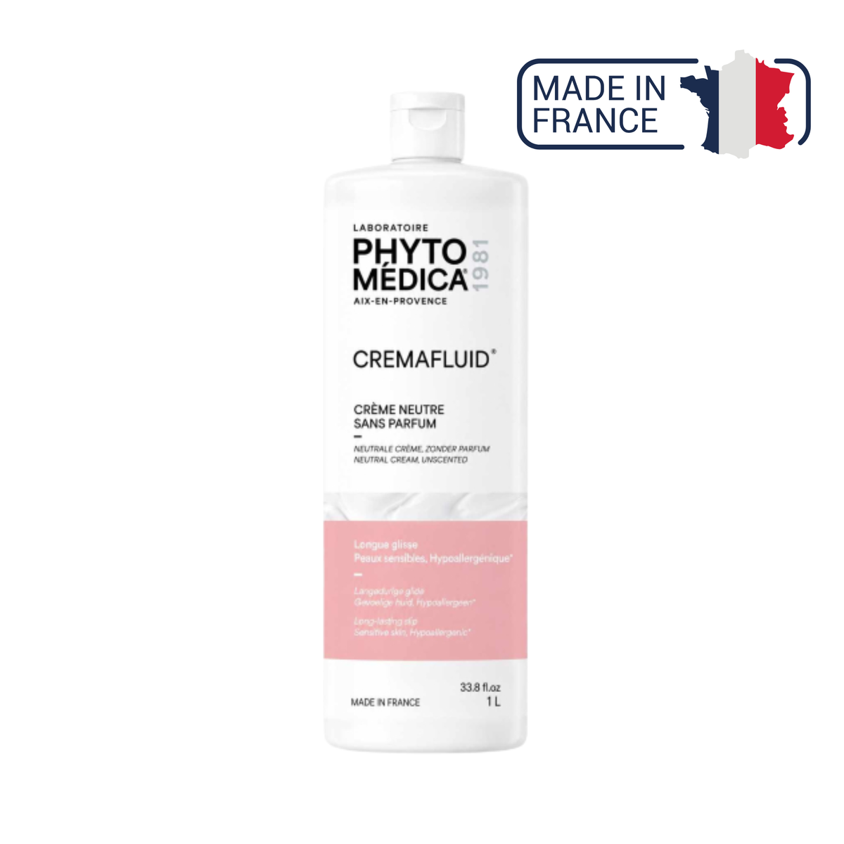 Crémafluid® - Crème de massage neutre hypoallergénique - non parfumée - Phytomedica