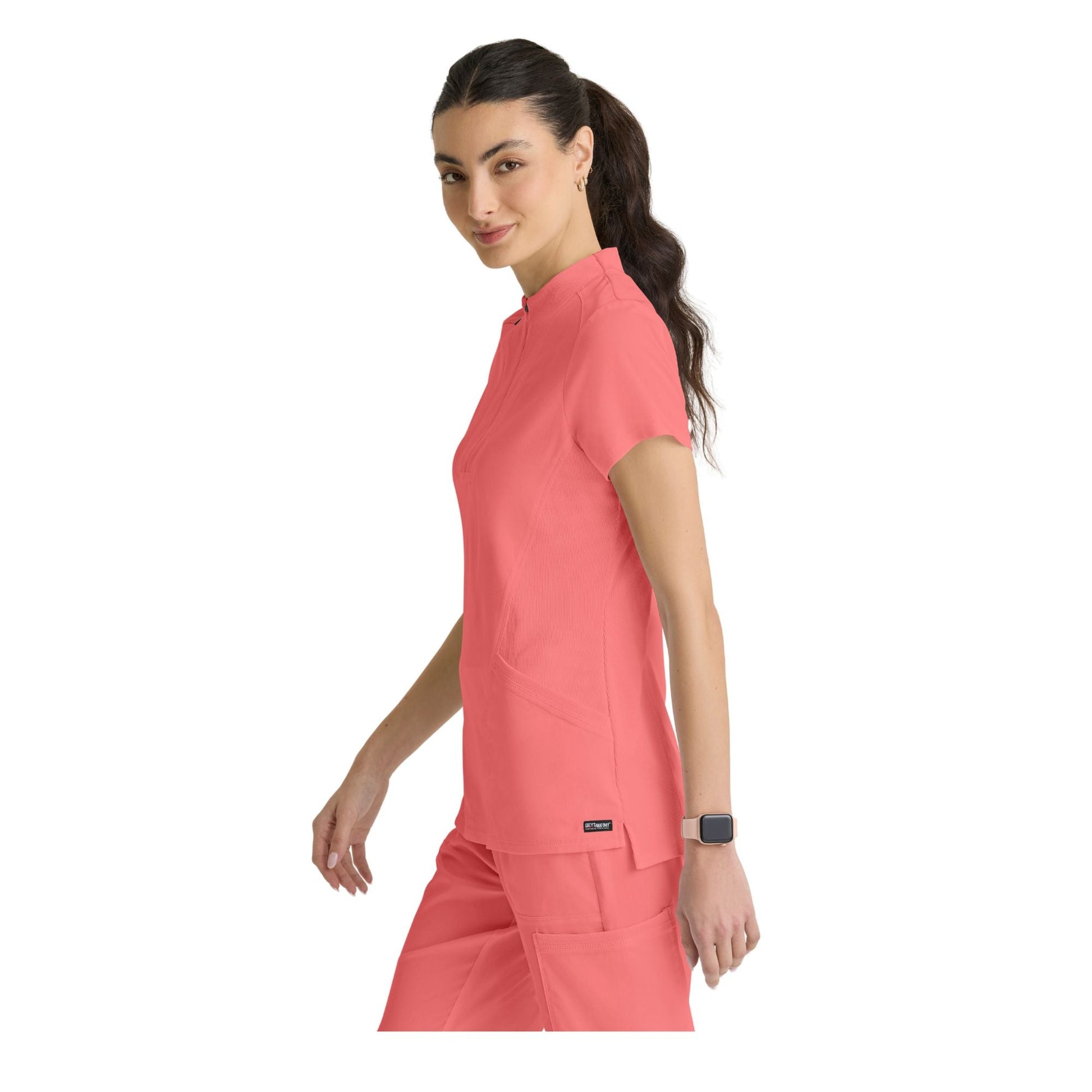 Kristi - Tunique col montant zippé - Femme - Grey’s Anatomy Stretch Grey’s Anatomy 