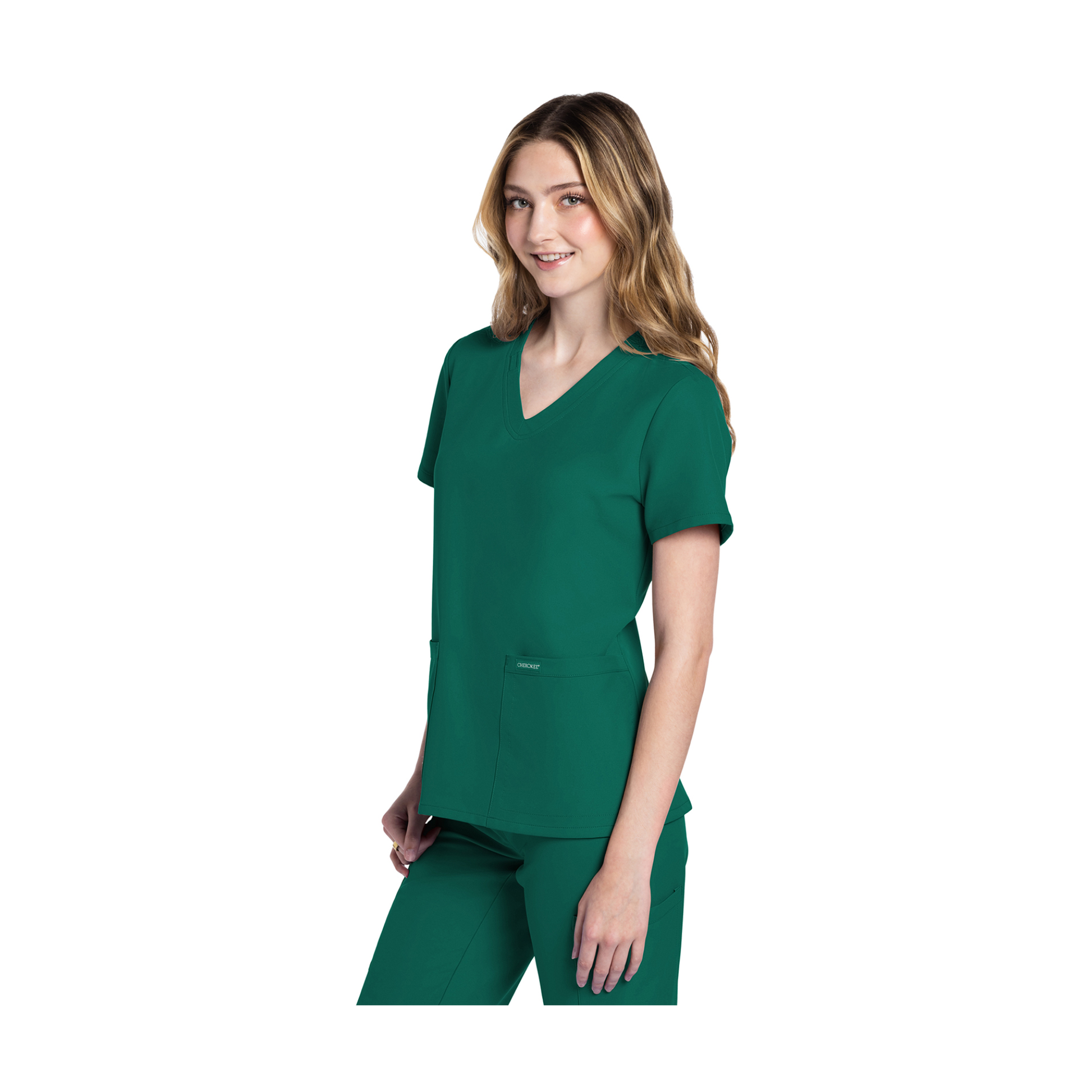 Lacanau - Tunique médicale - Col V  - Manches courtes - Femme - Cherokee Cherokee Authentic Workwear 