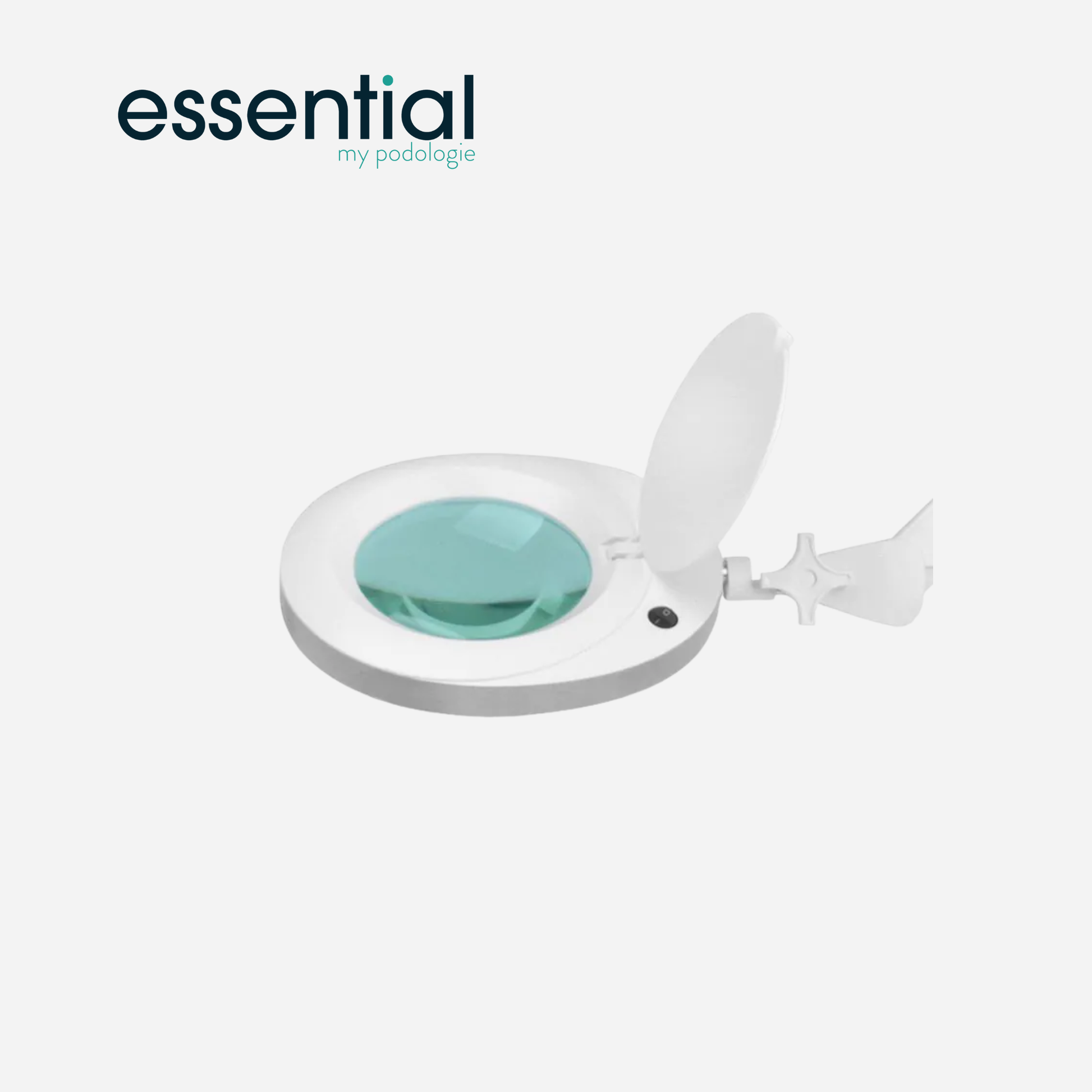 Lampe loupe Elegante 6025 avec trépied - Blanc ou noir - Essential by My Podologie - My Médical