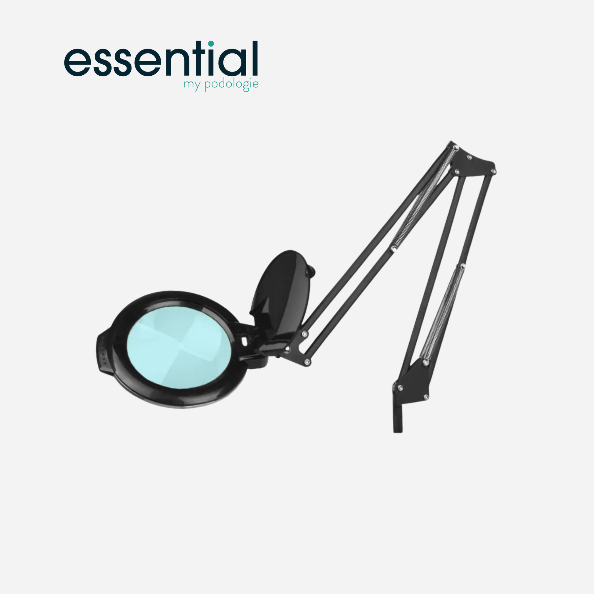 Lampe loupe articulée LED Moonlight 8013/6 avec trépied - Blanc ou Noir - Essential by My Podologie - My Médical