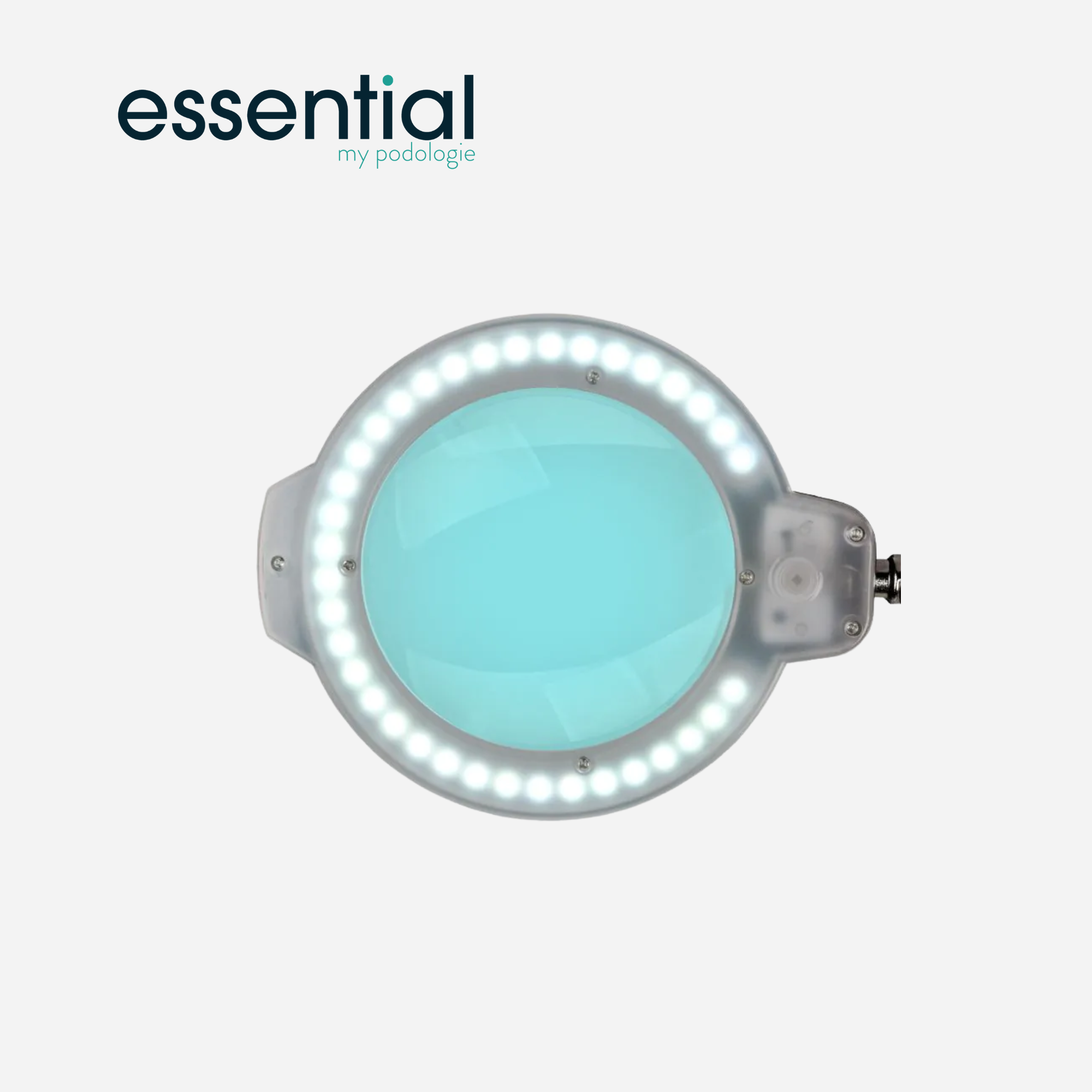 Lampe loupe articulée LED Moonlight 8013/6 avec trépied - Blanc ou Noir - Essential by My Podologie - My Médical