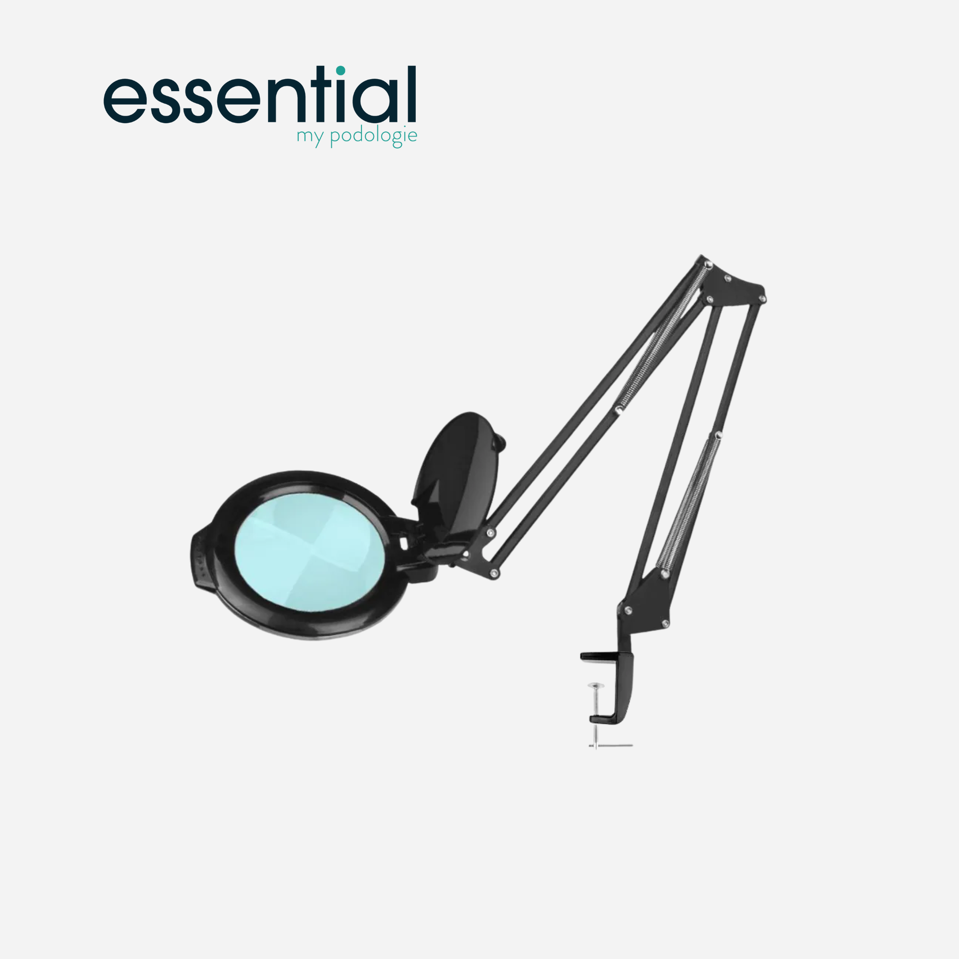 Lampe loupe articulée LED Moonlight 8013/6 pour table - Blanc ou Noir - Essential by My Podologie - My Médical
