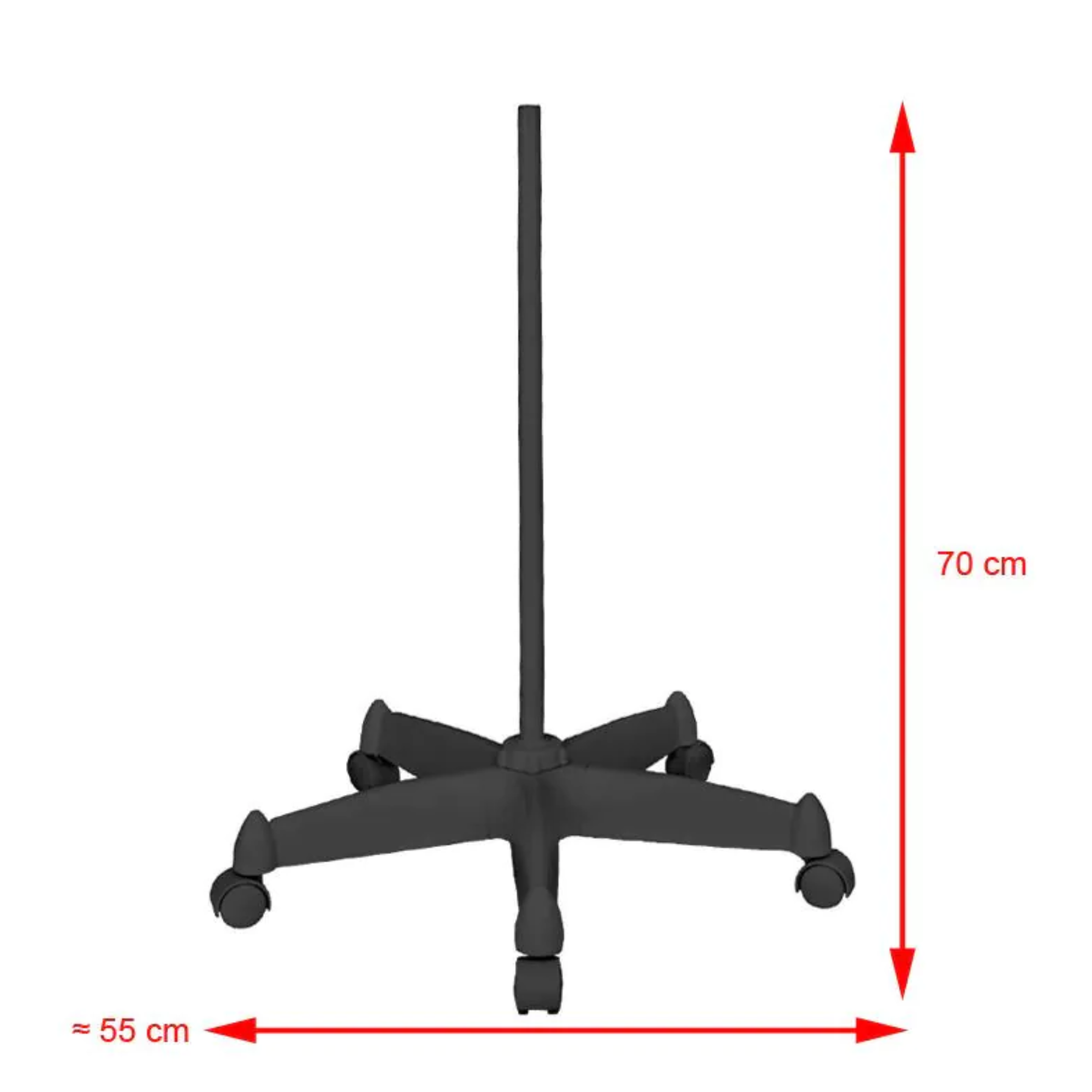 Lampe loupe articulée LED Moonlight 8013/6 avec trépied - Blanc ou Noir - Essential by My Podologie - My Médical