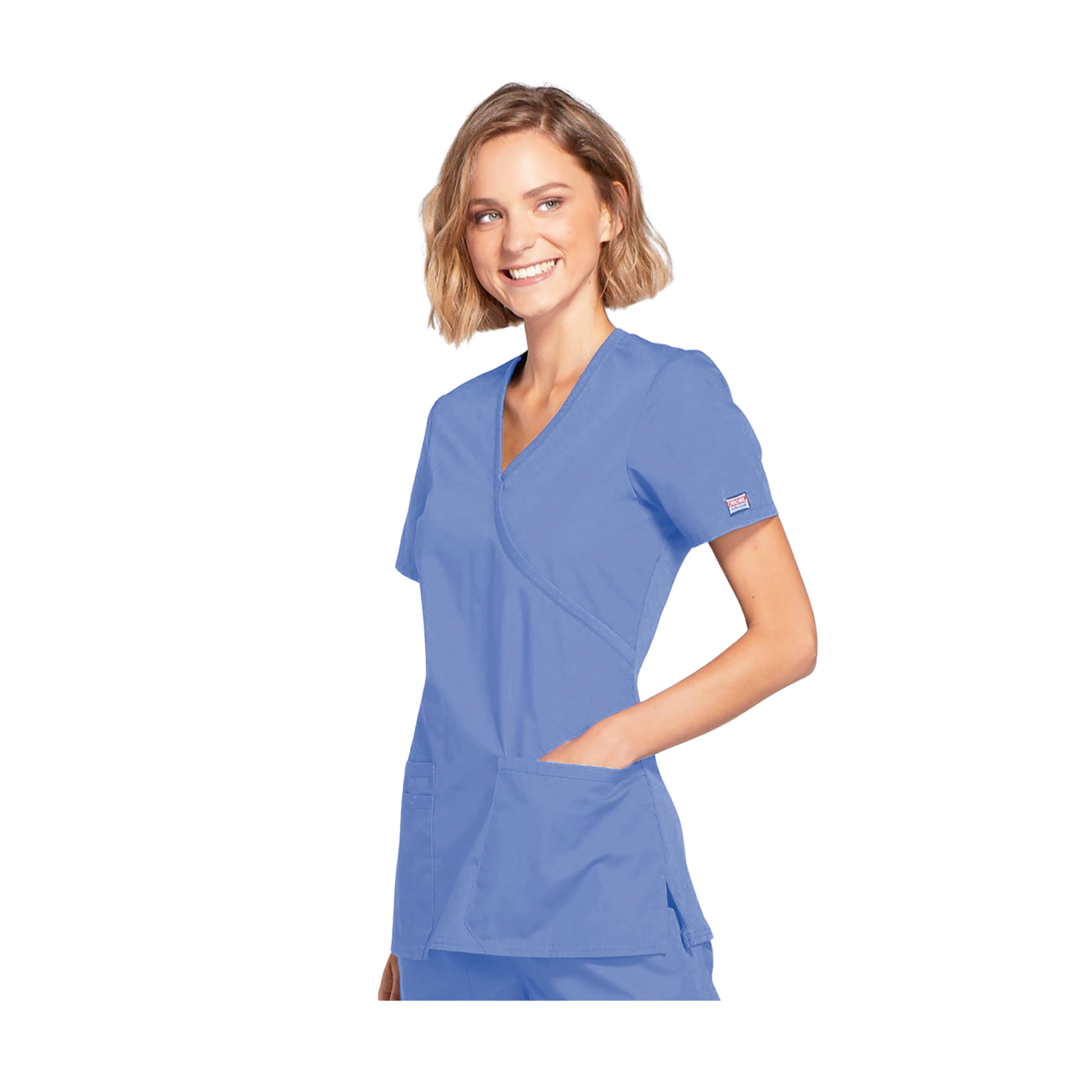 Limoges - Tunique médicale - Effet cache-coeur  - Manches courtes - Femme - Cherokee Cherokee Authentic Workwear 