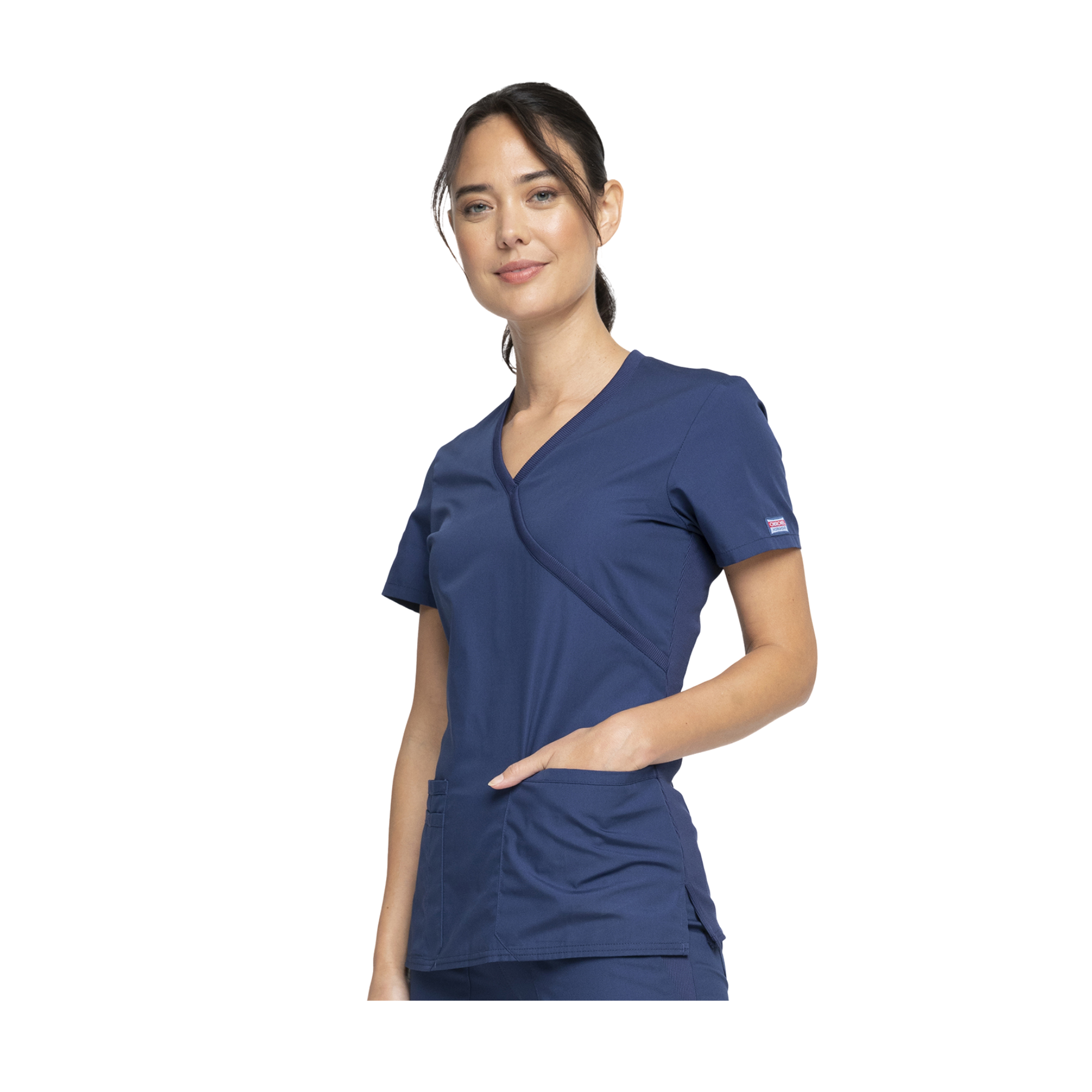 Limoges - Tunique médicale - Effet cache-coeur  - Manches courtes - Femme - Cherokee Cherokee Authentic Workwear 