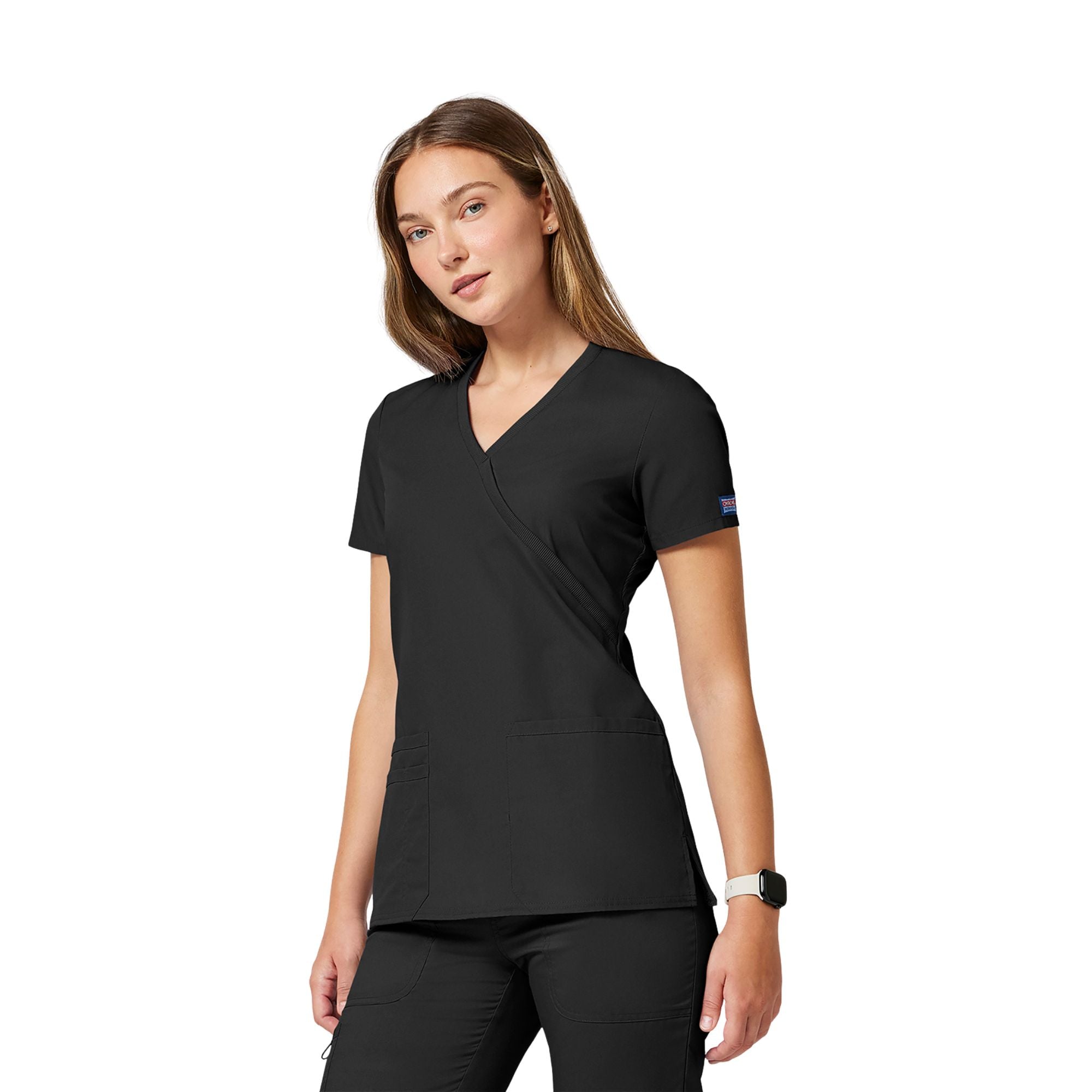 Limoges - Medical tunic - Wrap effect - Short sleeves - Women - Cherokee