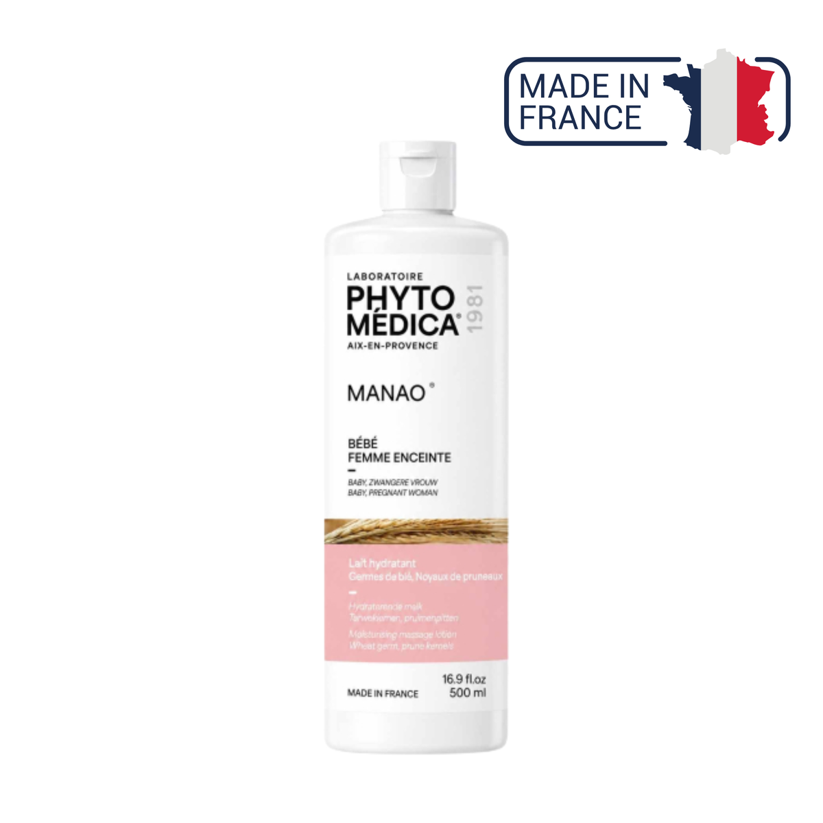 Moisturizing massage milk - Manao - Pump bottle 250 ml or 500 ml - Phytomedica