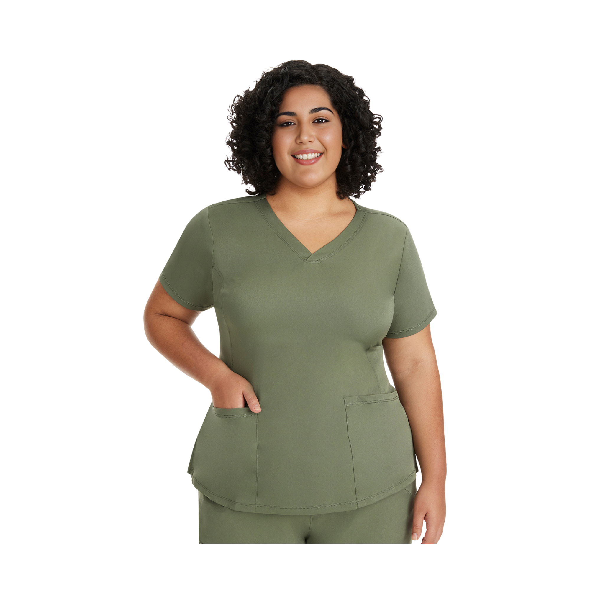 Monique - Tunique médicale - Col V - Femme - Healing Hands - 2 Healing Hands 