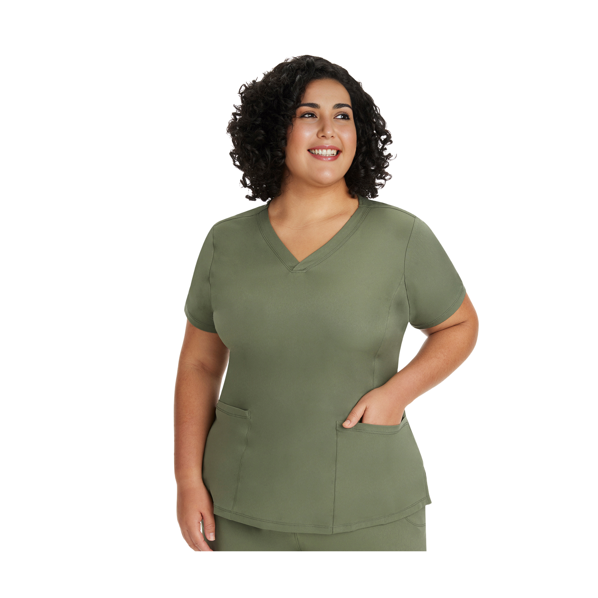 Monique - Tunique médicale - Col V - Femme - Healing Hands - 2 Healing Hands 