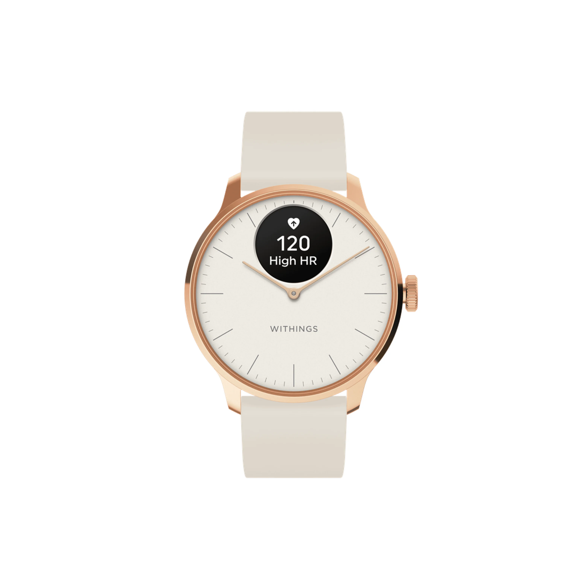 Montre Connectée Hybride - Scanwatch Light - 37 mm - Rose gold - Withings - My Médical