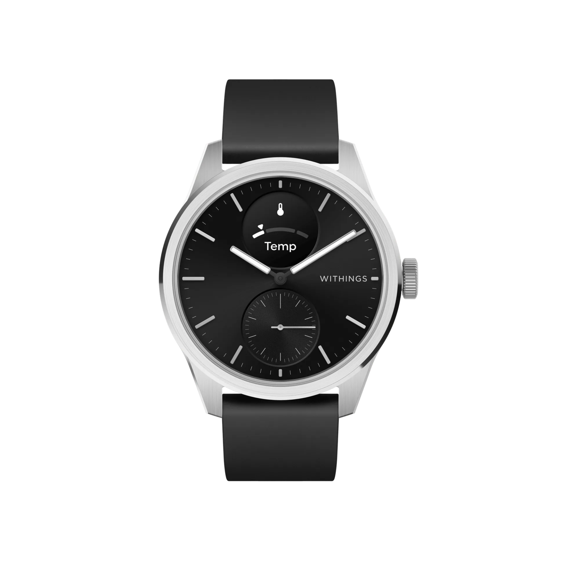 Montre Hybride Connectée - Scanwatch 2 - 42 mm - Noir - Withings - My Médical
