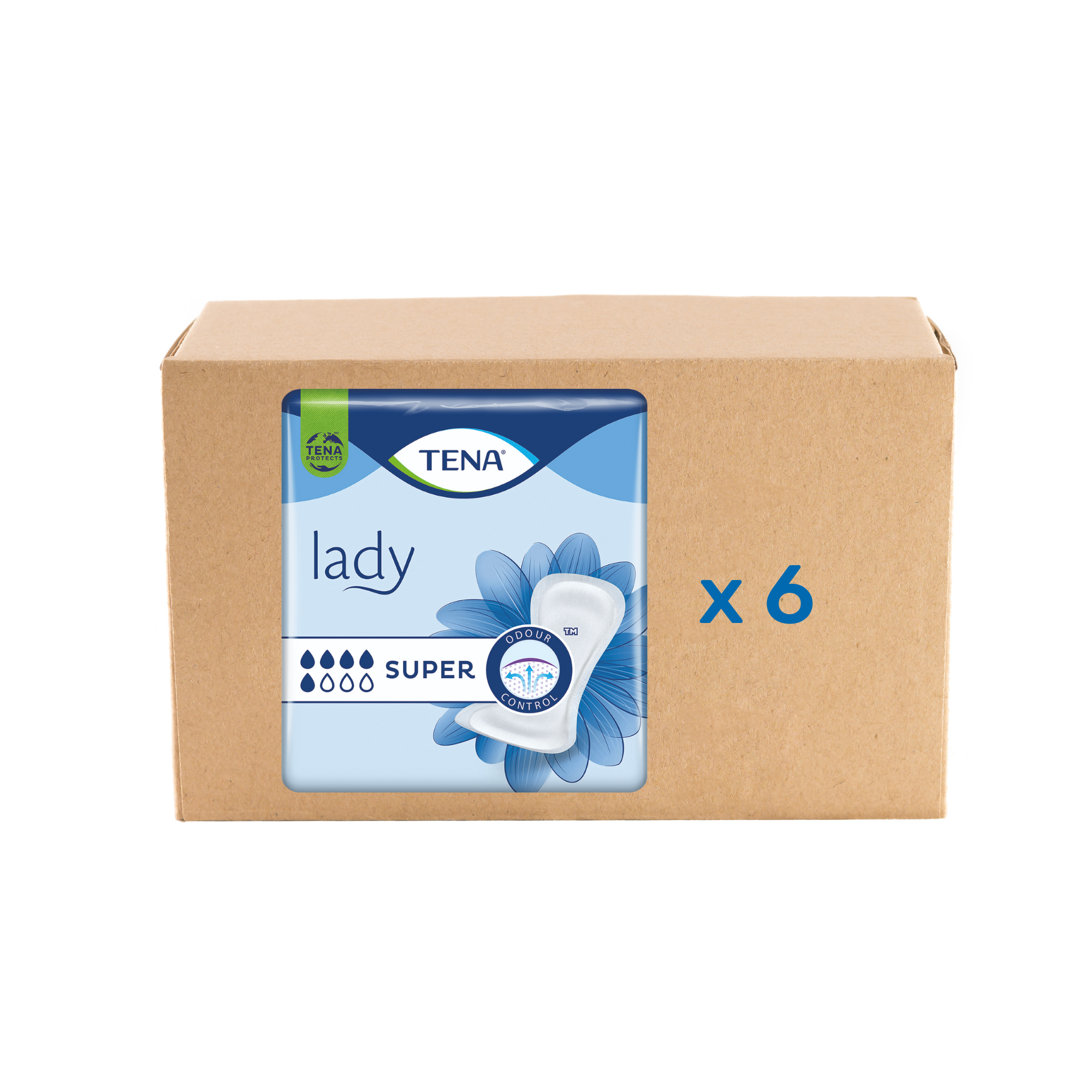 Protection Lady Super - 5 drops - carton 6x30U - Tena