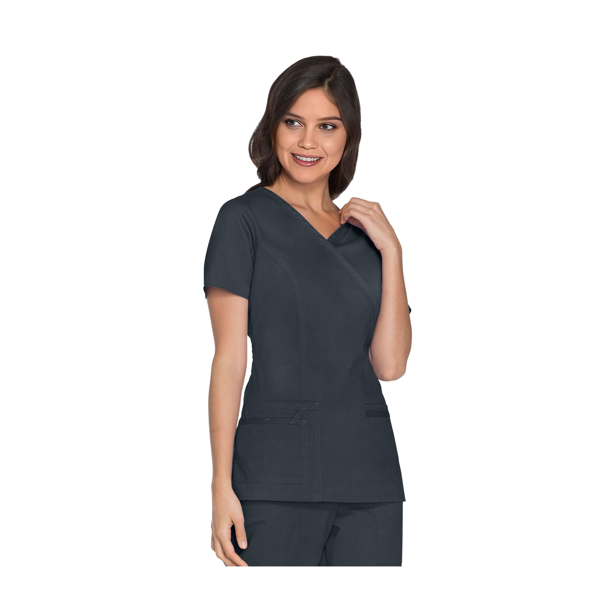 Pau - V-neck wrapover tunic - Women - Cherokee