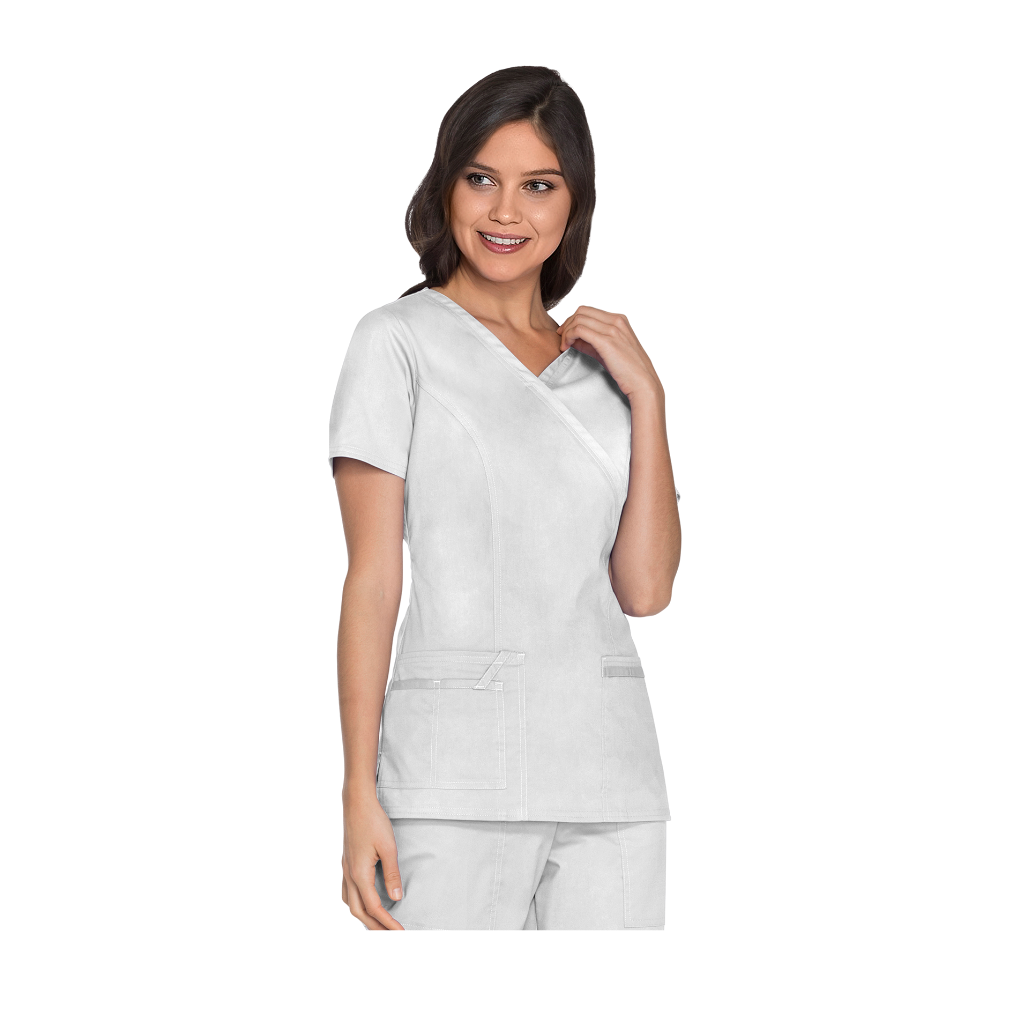 Pau - V-neck wrapover tunic - Women - Cherokee