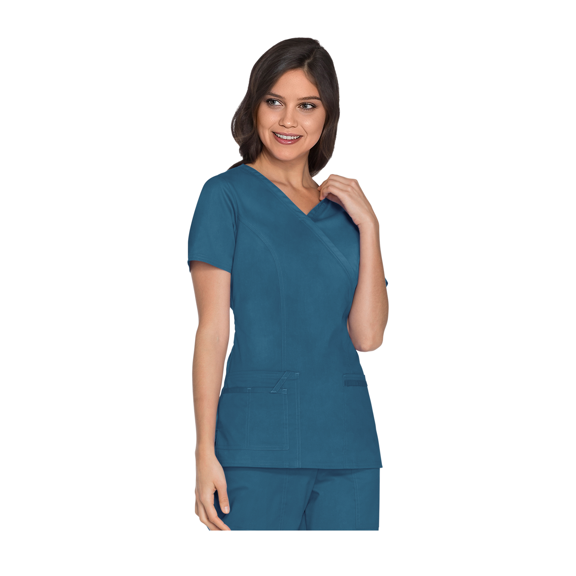 Pau - V-neck wrapover tunic - Women - Cherokee