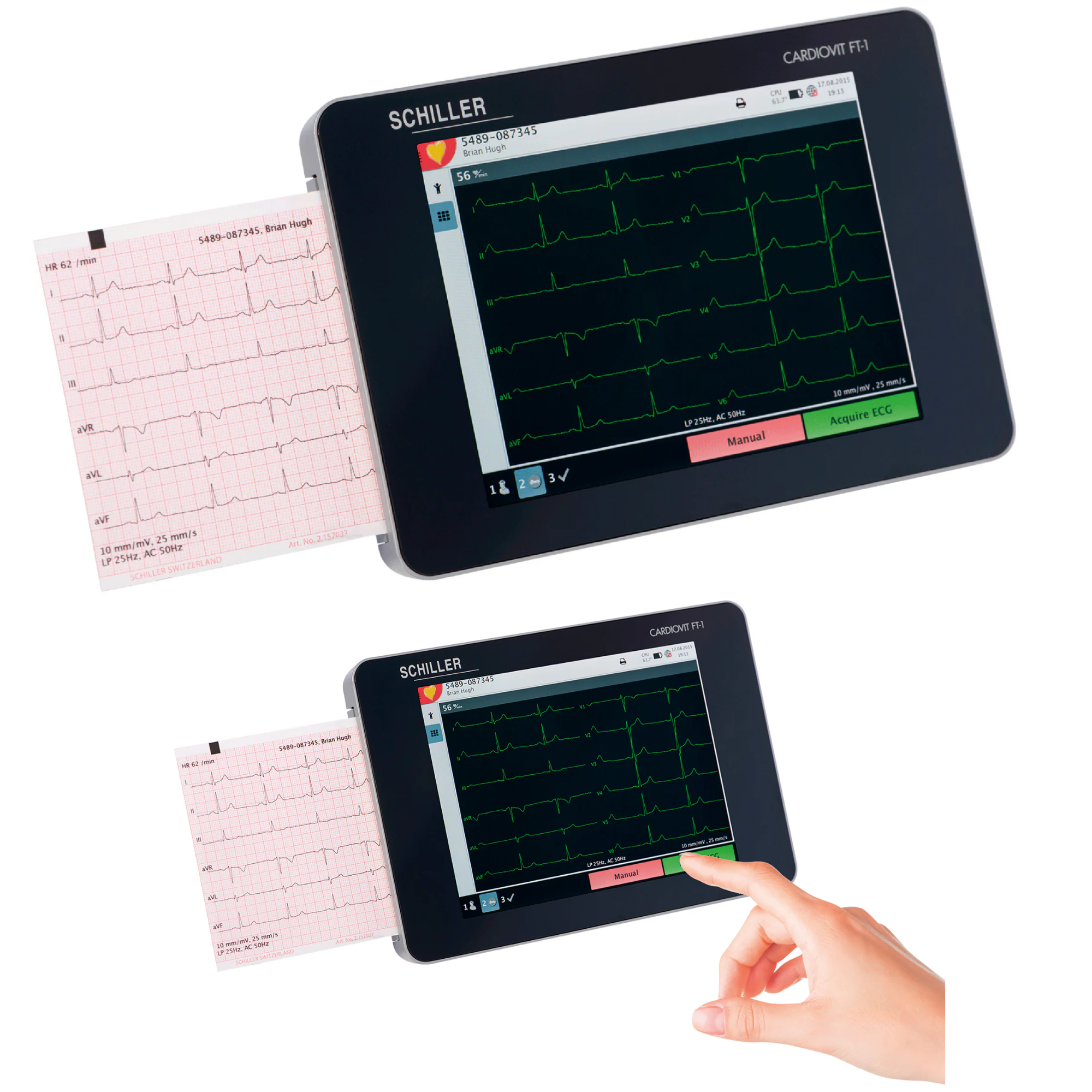 Cardiovit Ft1 touch electrocardiograph - SCHILLER