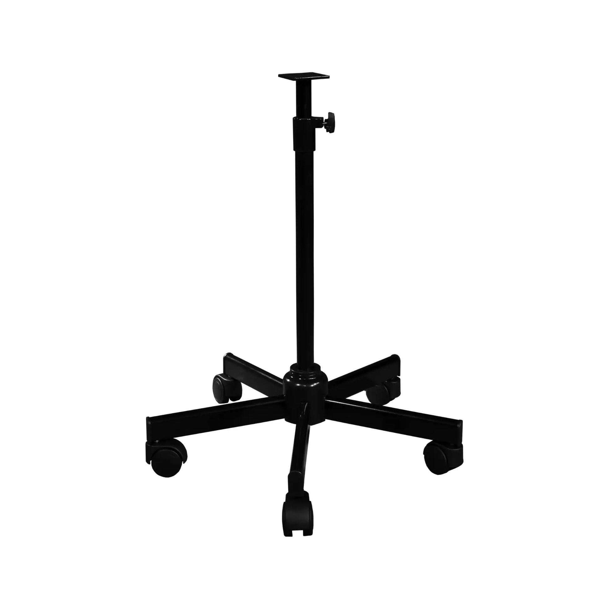 Pied Roulant Téléscopique (2 tailles) - LID LID  60-100-cm-Noir-Standart-Pas-de-roulettes-à-frein