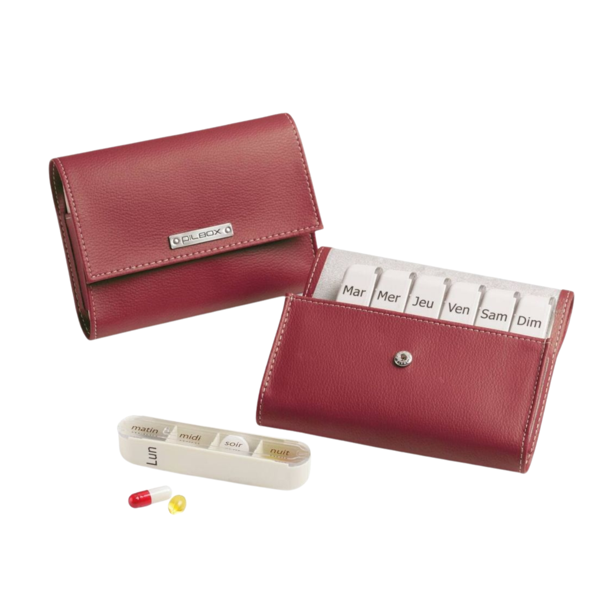 Pilulier Pilbox Liberty - plusieurs coloris - STI Plastic