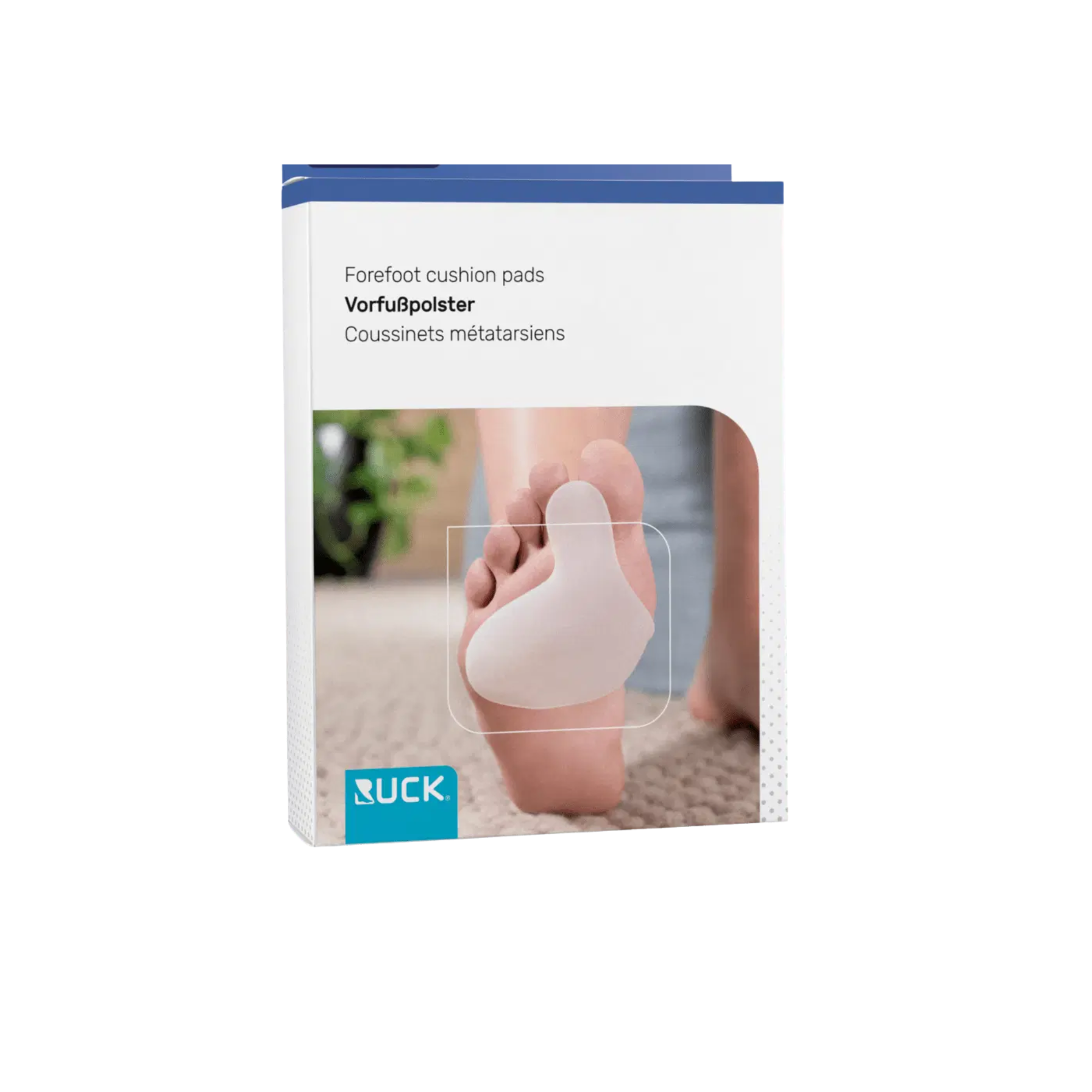 Protection pour métatarsalgies - Coussinets en silicone pour l'avant du pied - Ruck