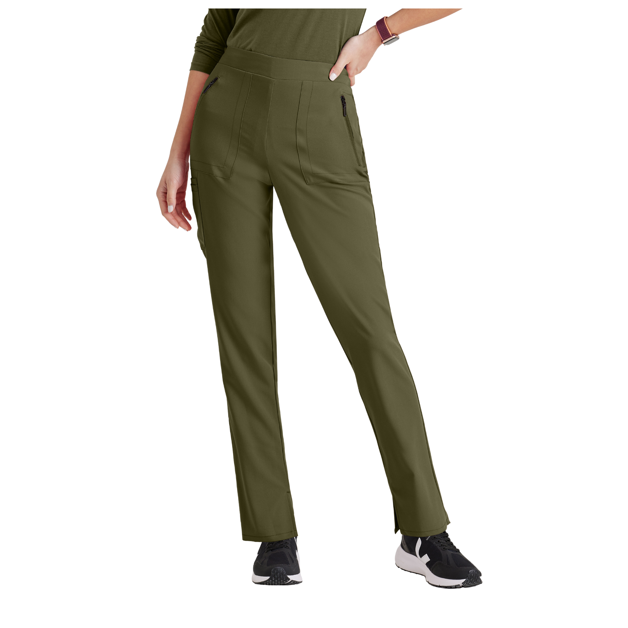 Purpose Pant - Pantalon médical fuselée taille haute - Femme - Barco Unify BARCO UNIFY