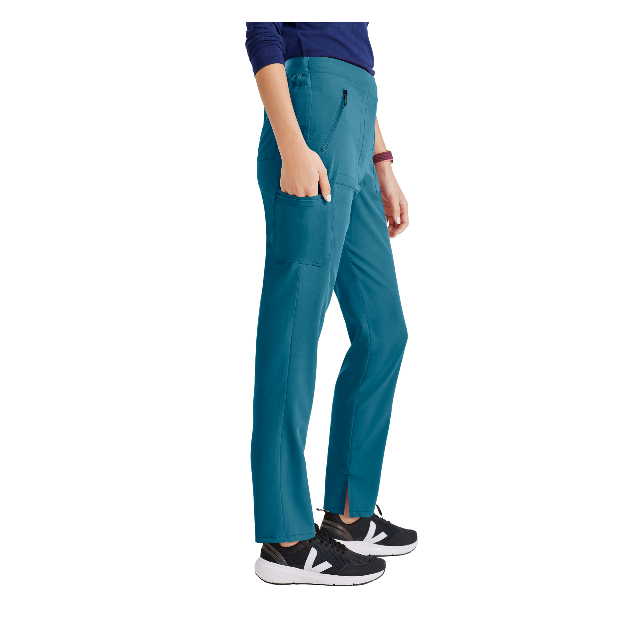 Purpose Pant - Pantalon médical fuselée taille haute - Femme - Barco Unify BARCO UNIFY