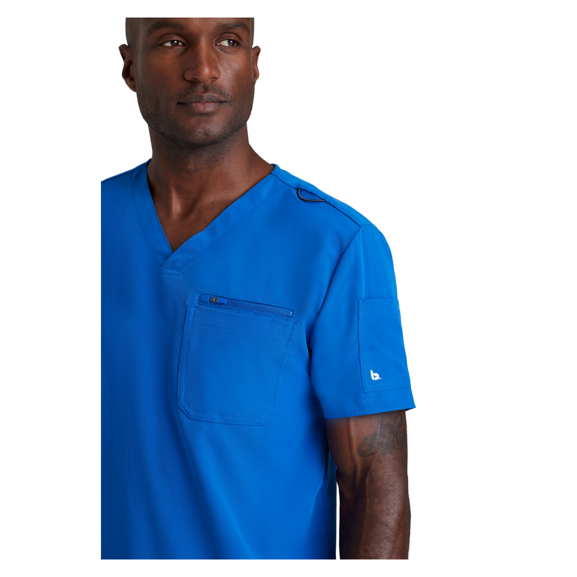 Rally Top - Haut médical slim et élégant - Col V - Homme - Barco Unify BARCO UNIFY