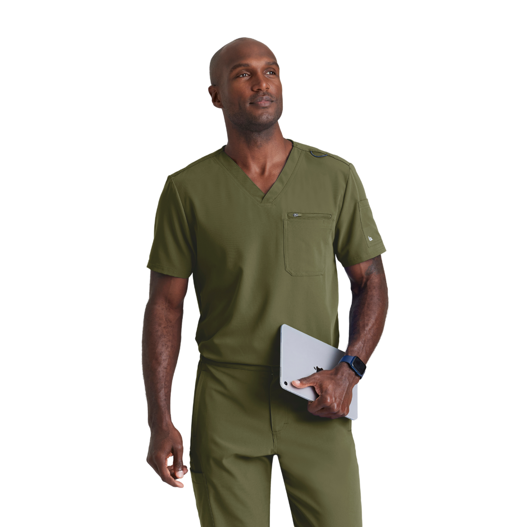 Rally Top - Haut médical slim et élégant - Col V - Homme - Barco Unify BARCO UNIFY