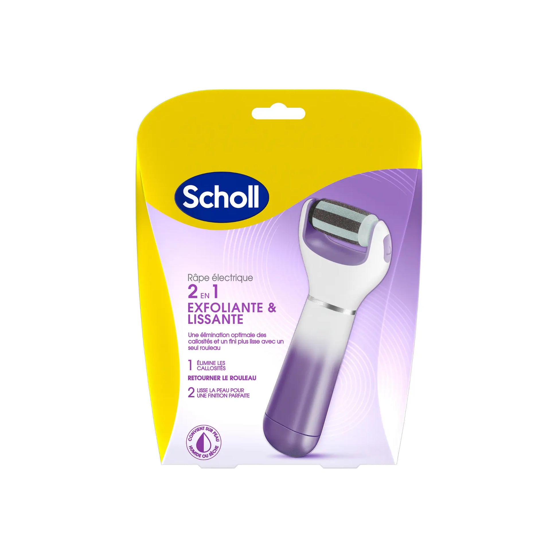 Râpe de Pédicurie Électrique 2 en 1 - Exfoliante et Lissante - Scholl - My Médical