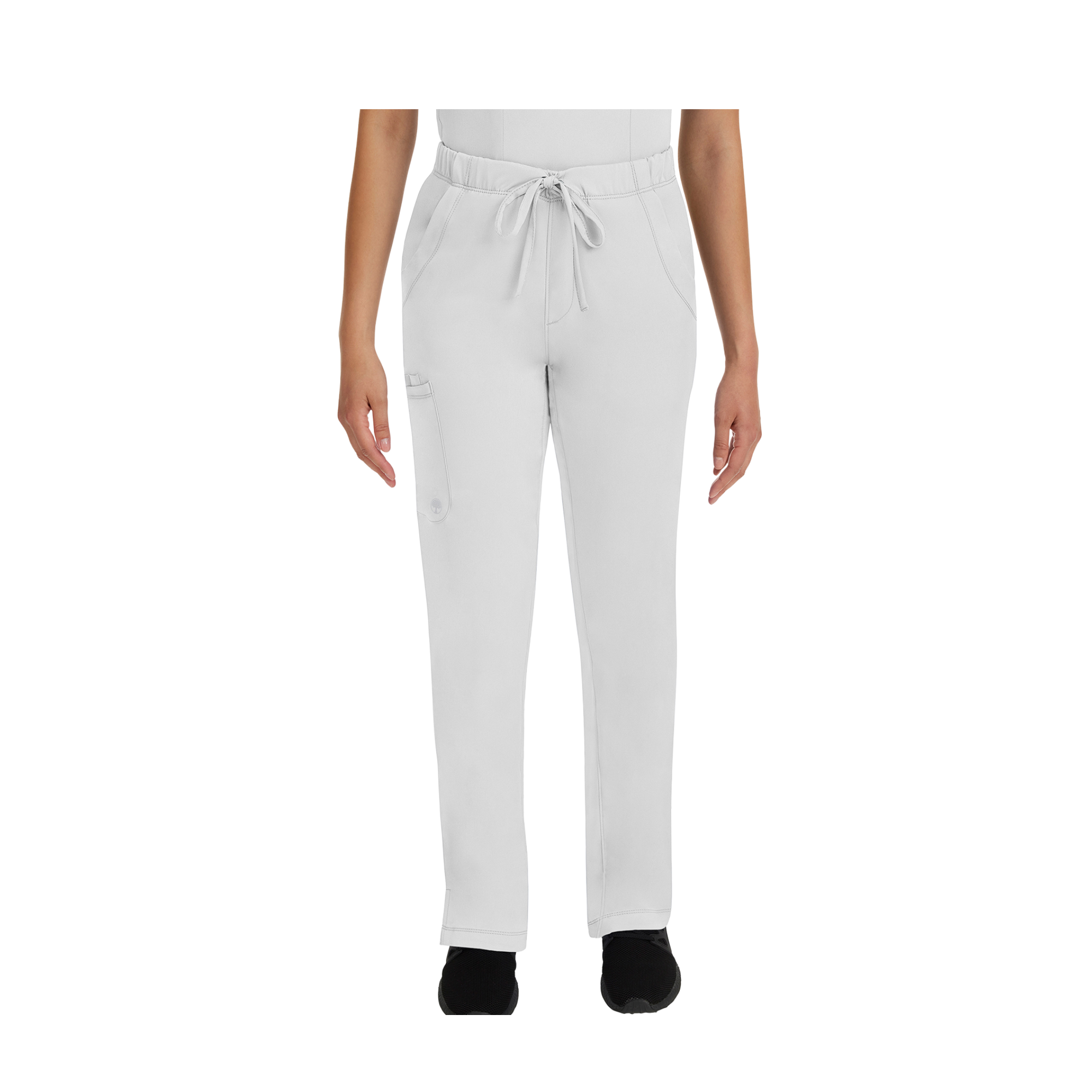 Rebecca - Pantalon évasé avec cordon de serrage - Femme - Healing Hands - 2 Healing Hands  Blanc / 3XL