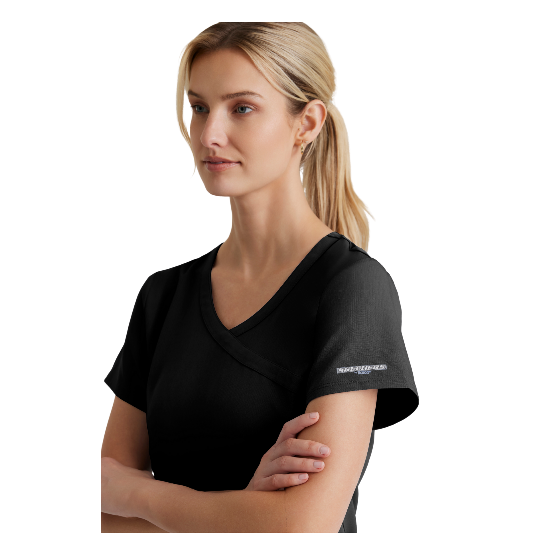 Reliance Top - Haut médical avec col croisé - Femme - Skechers SKECHERS