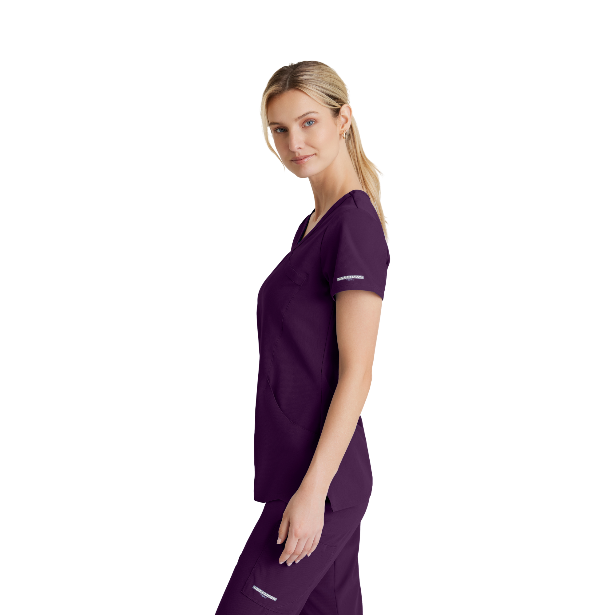 Reliance Top - Haut médical avec col croisé - Femme - Skechers SKECHERS