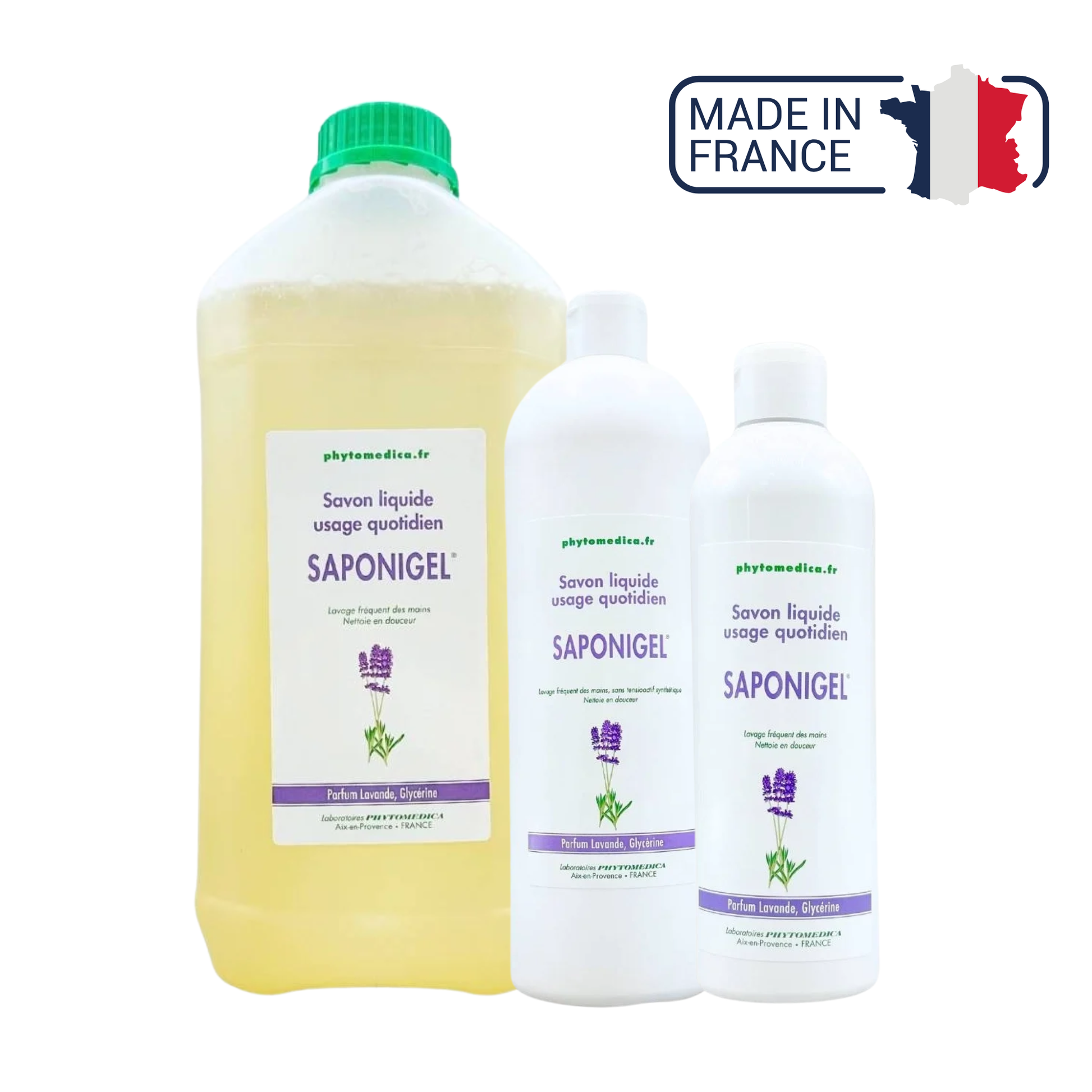 Saponigel® - Savon-gel liquide - 3 contenances - Phytomedica - My Médical