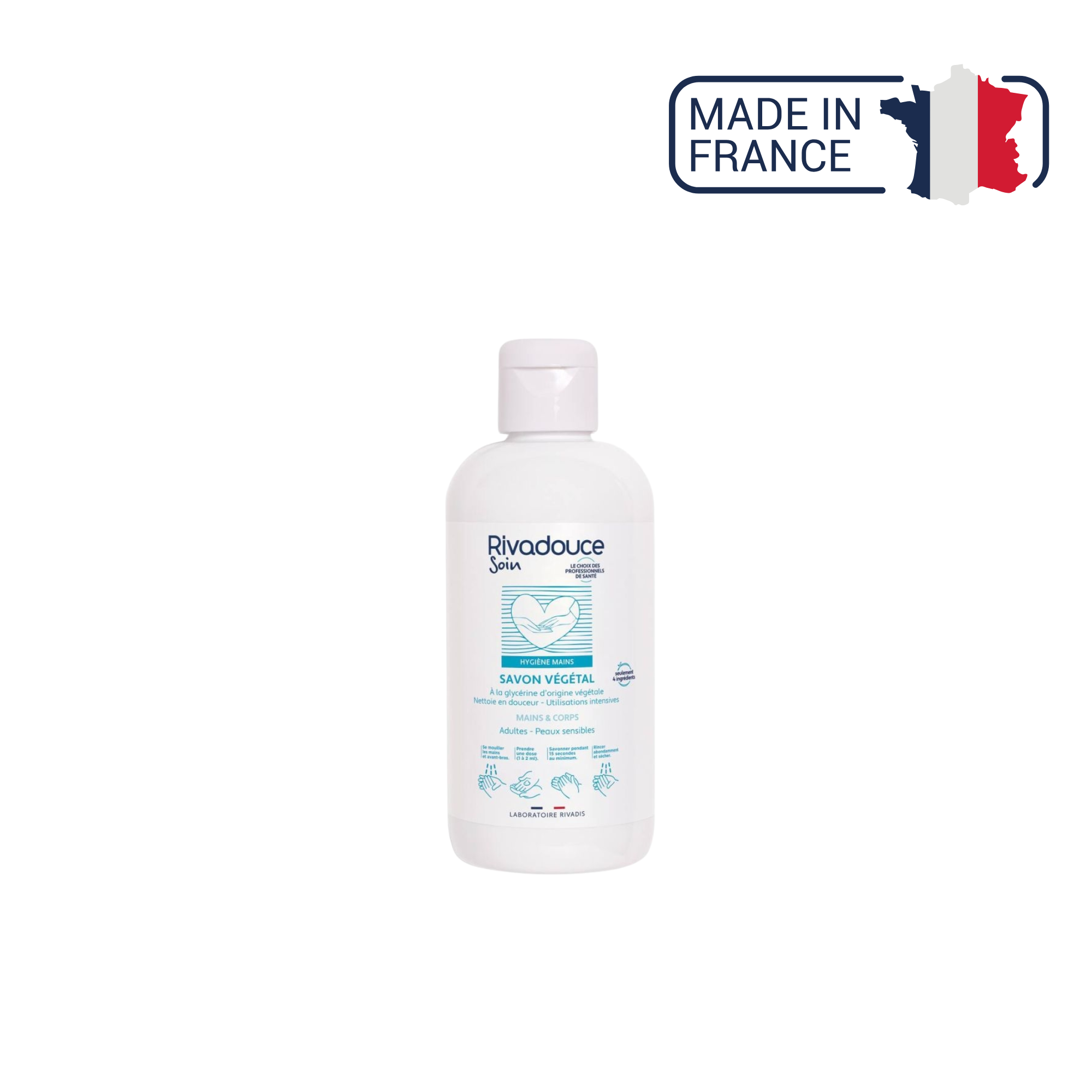 Savon Végétal - 2 contenances - Rivadouce