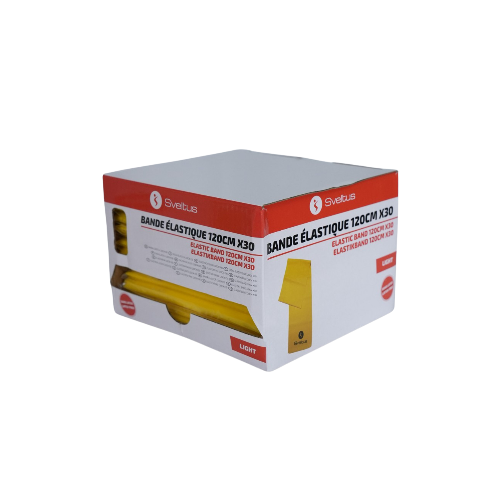 Set of 30 TPE Elastic Bands - 120 cm - Sveltus