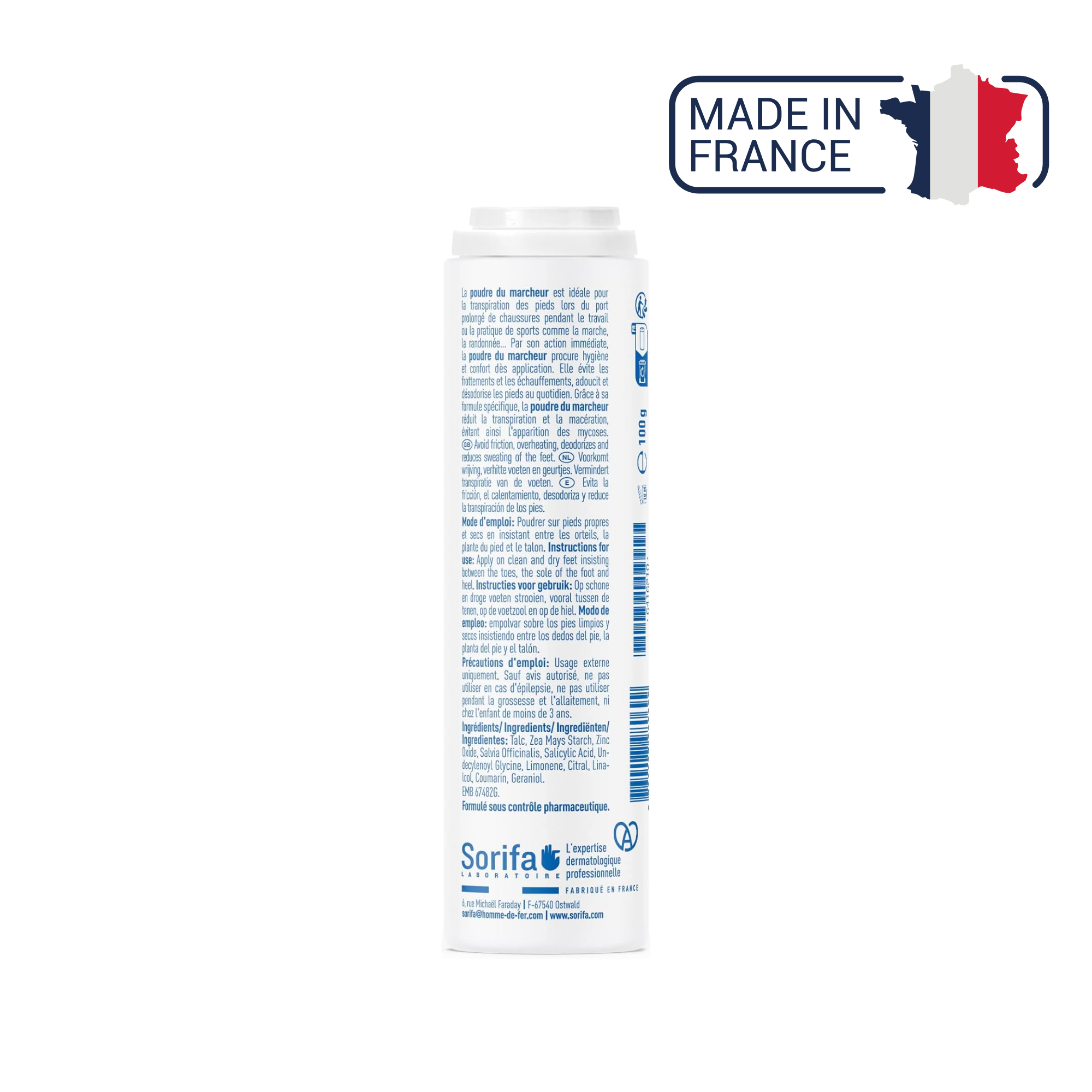 Walker's Powder - Foot Sweating and Maceration - 100 g