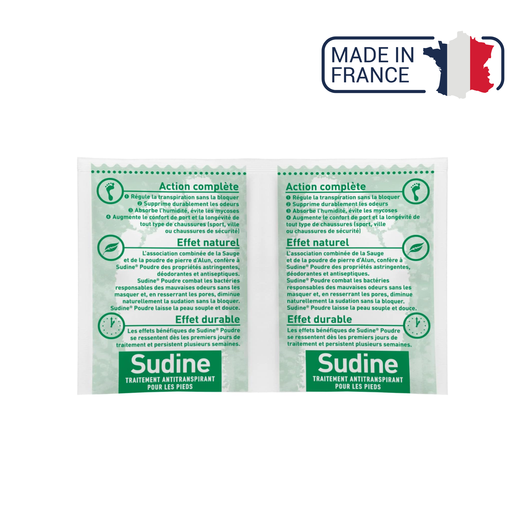 Sudine - Antiperspirant treatment powder for feet