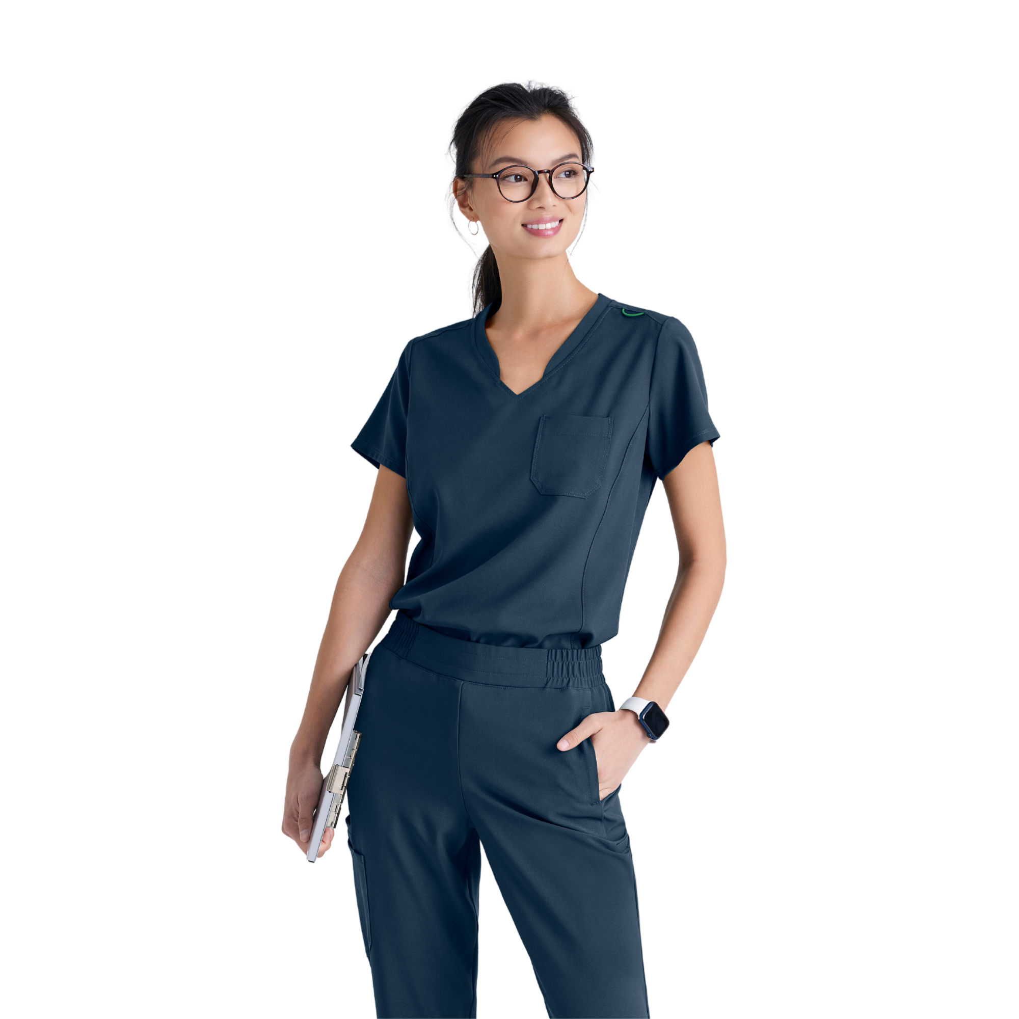 Sway Tuck-In Top - Tunique médical moderne - Femme - Grey’s Anatomy Evolve GREYS ANATOMY EVOLVE