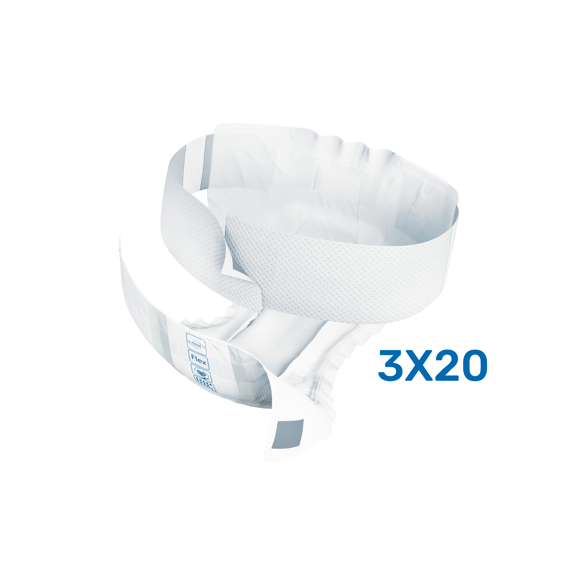 Pack 3x20/17U Change Tena Flex Proskin - Ultima 9 gouttes - 4 tailles - Tena