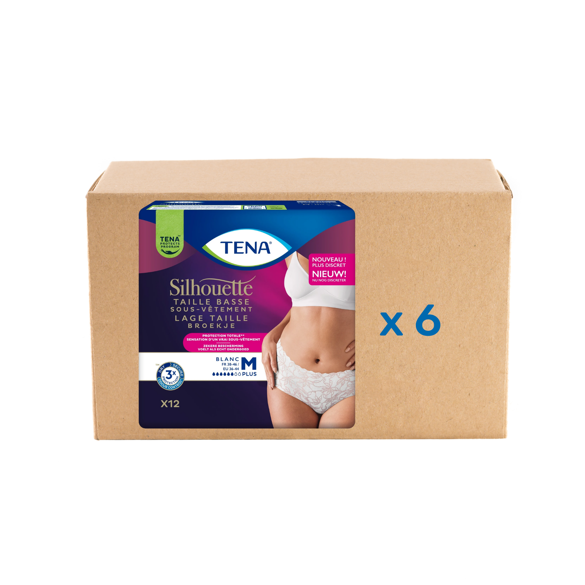 Tena Lady Silhouette Normal - 5 drops - 3 models - Tena