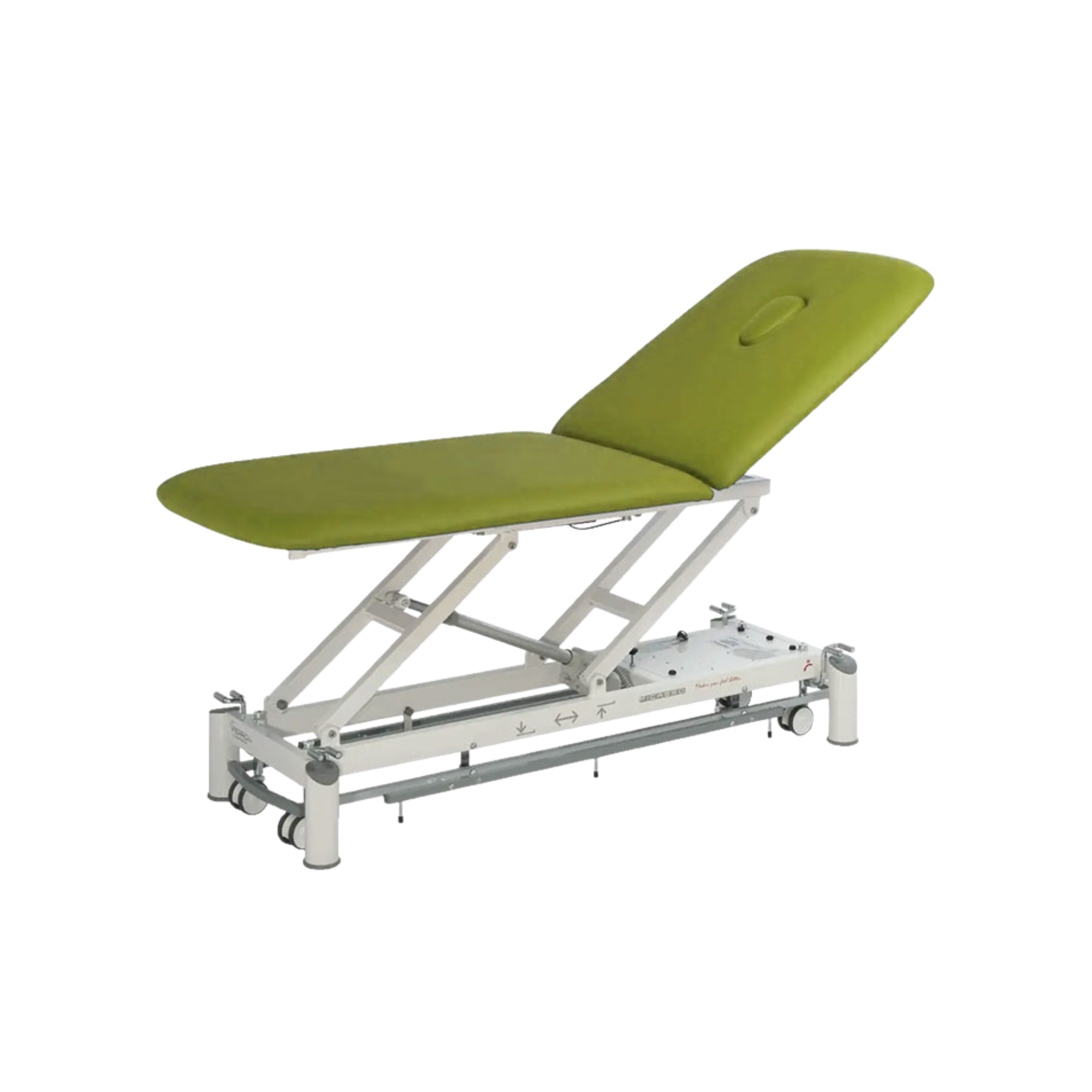 Electric physiotherapy table - Picasso XL Trend - castors + control frame - Ferrox