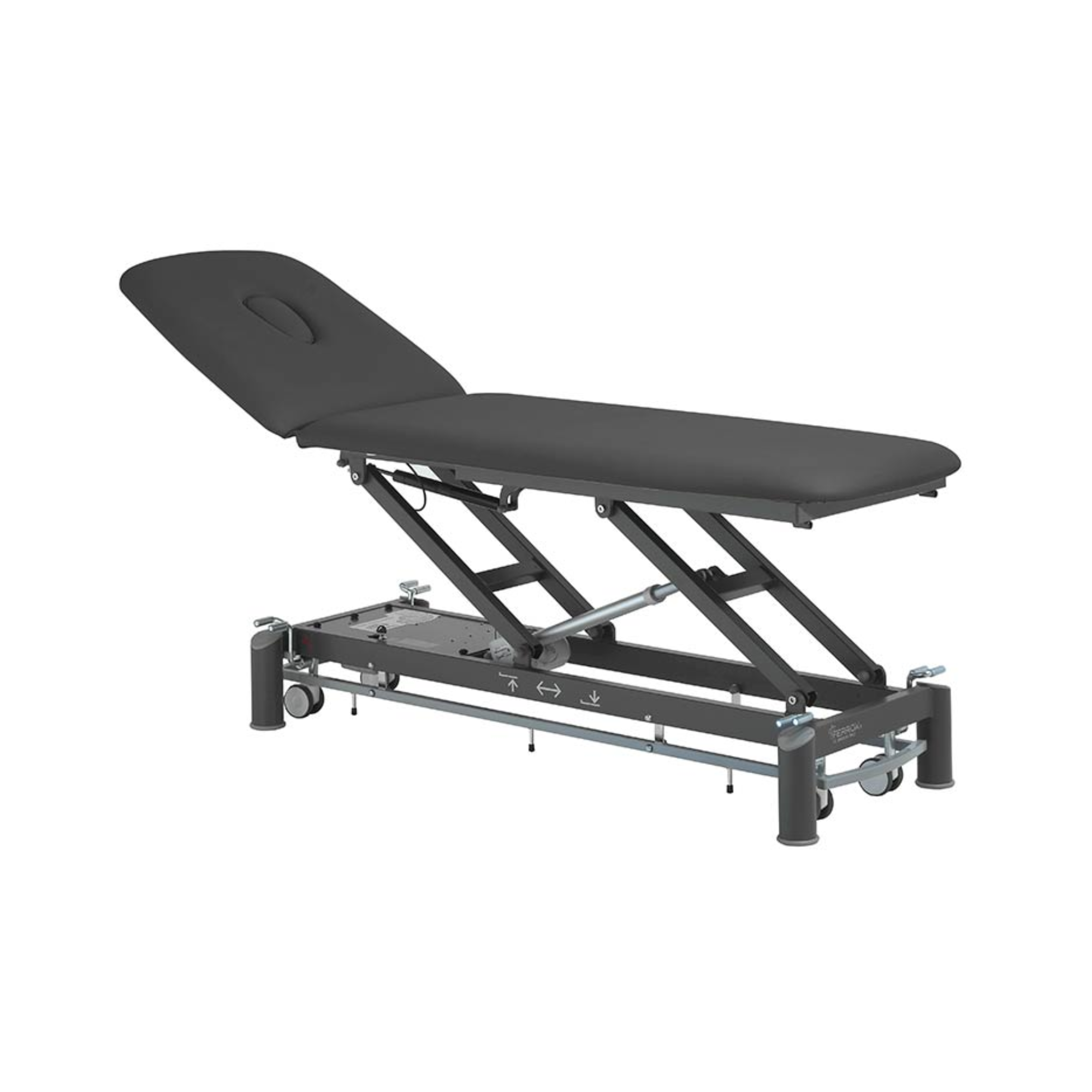 Electric physiotherapy table - Picasso Club - castors + control frame - Ferrox