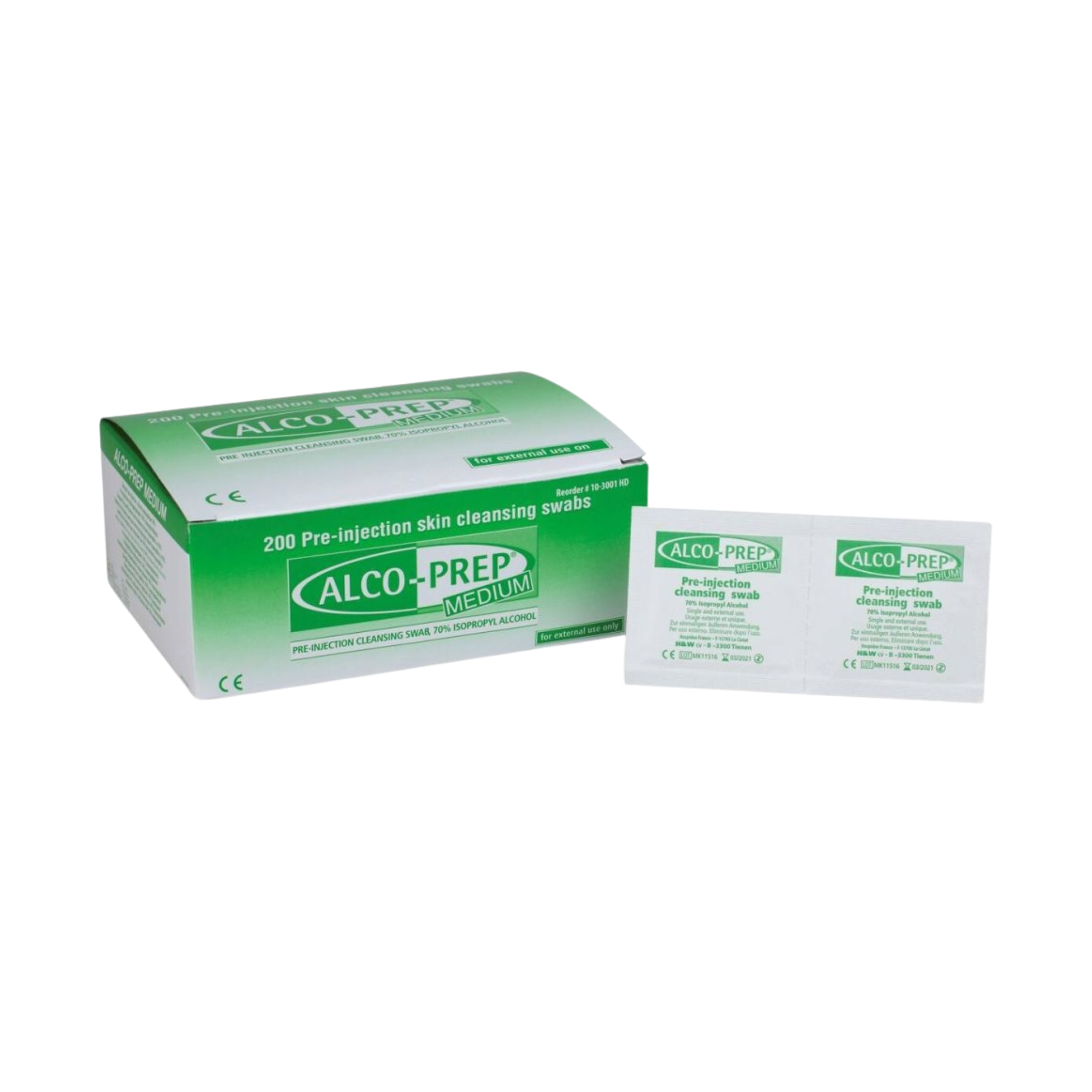 Tampon D'alcool Alco-Prep - 2 modèles - HOSPIDEX