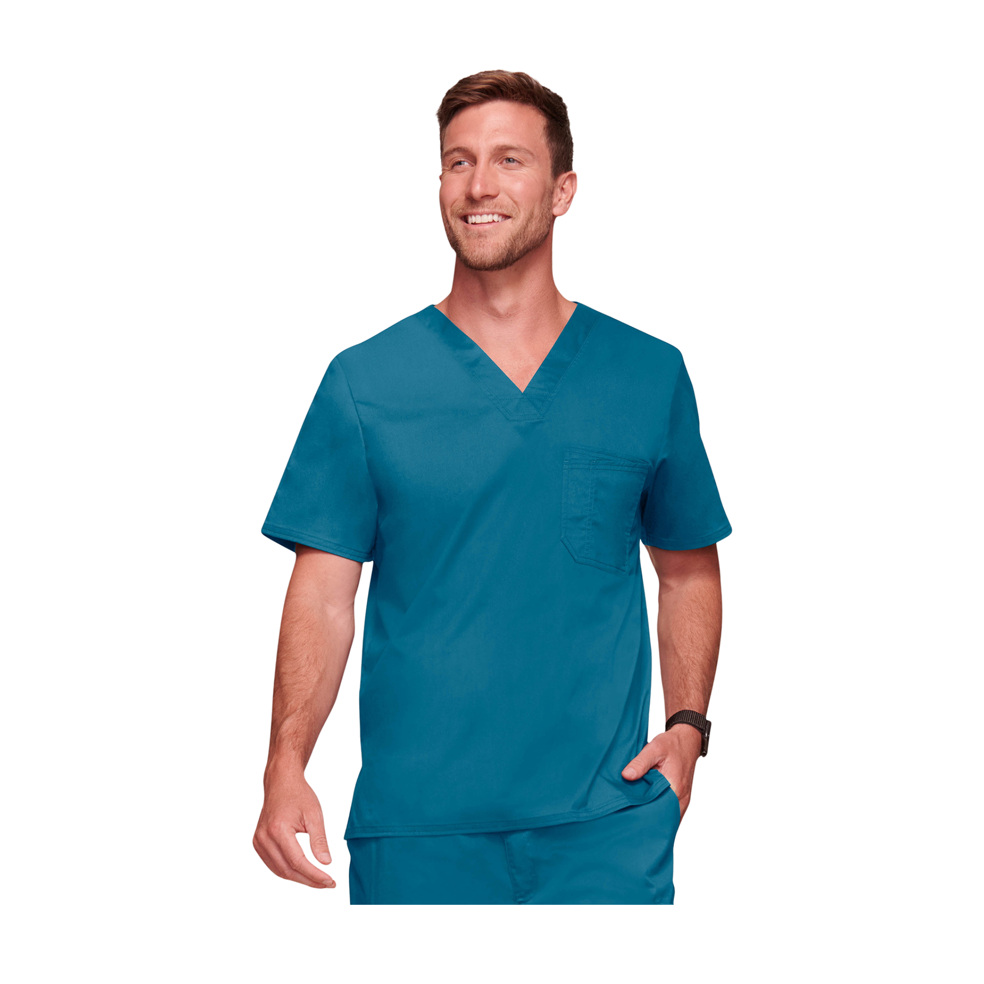 Tarbes - Fitted V-neck tunic - Men - Cherokee