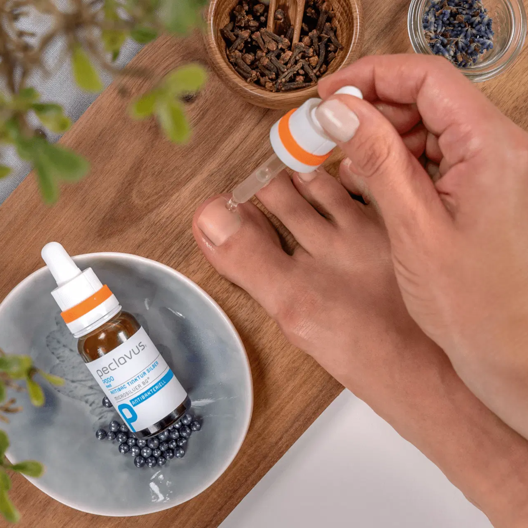 Teinture Anti bactérienne  Argent - Peclavus