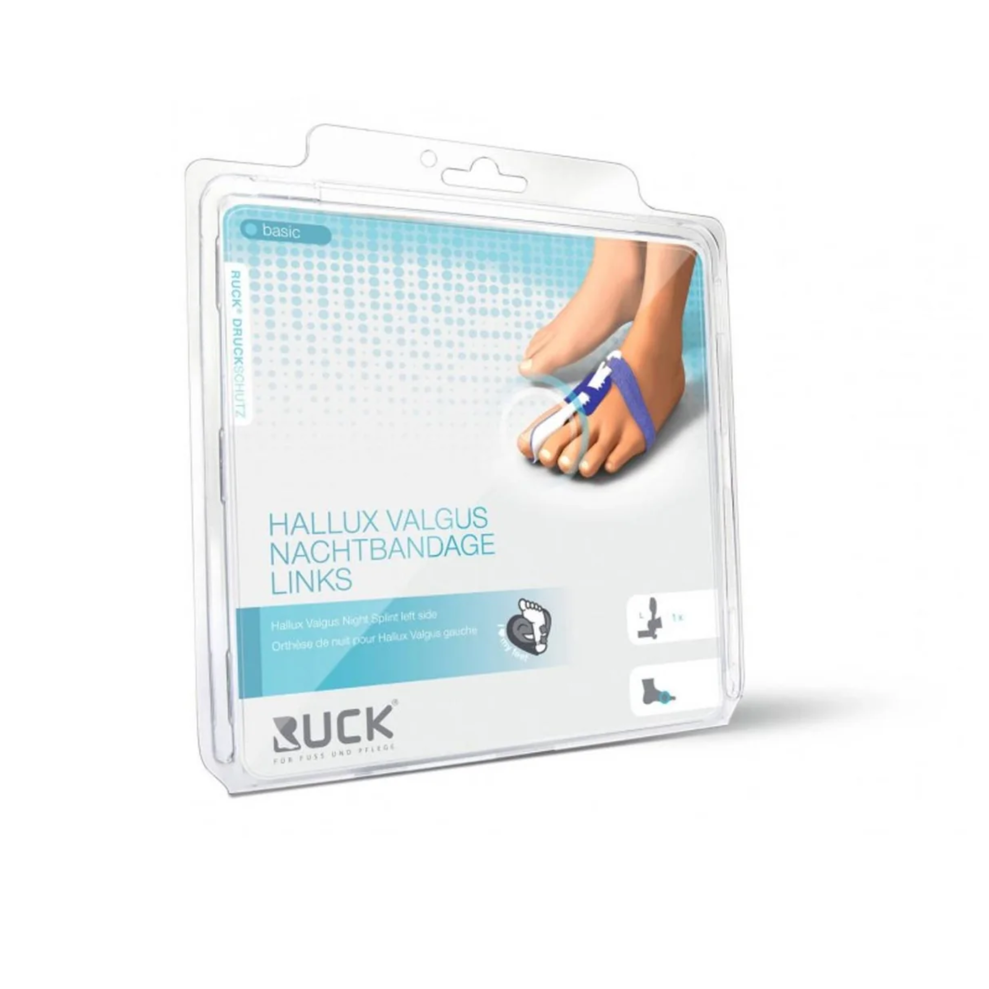 Nocturnal Hallux Valgus restraint - Ruck