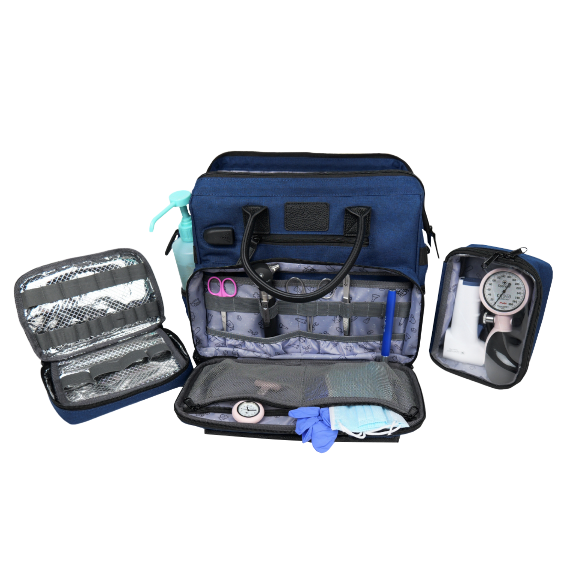 Mini Sac médical OUESSANT - Marine / Noir