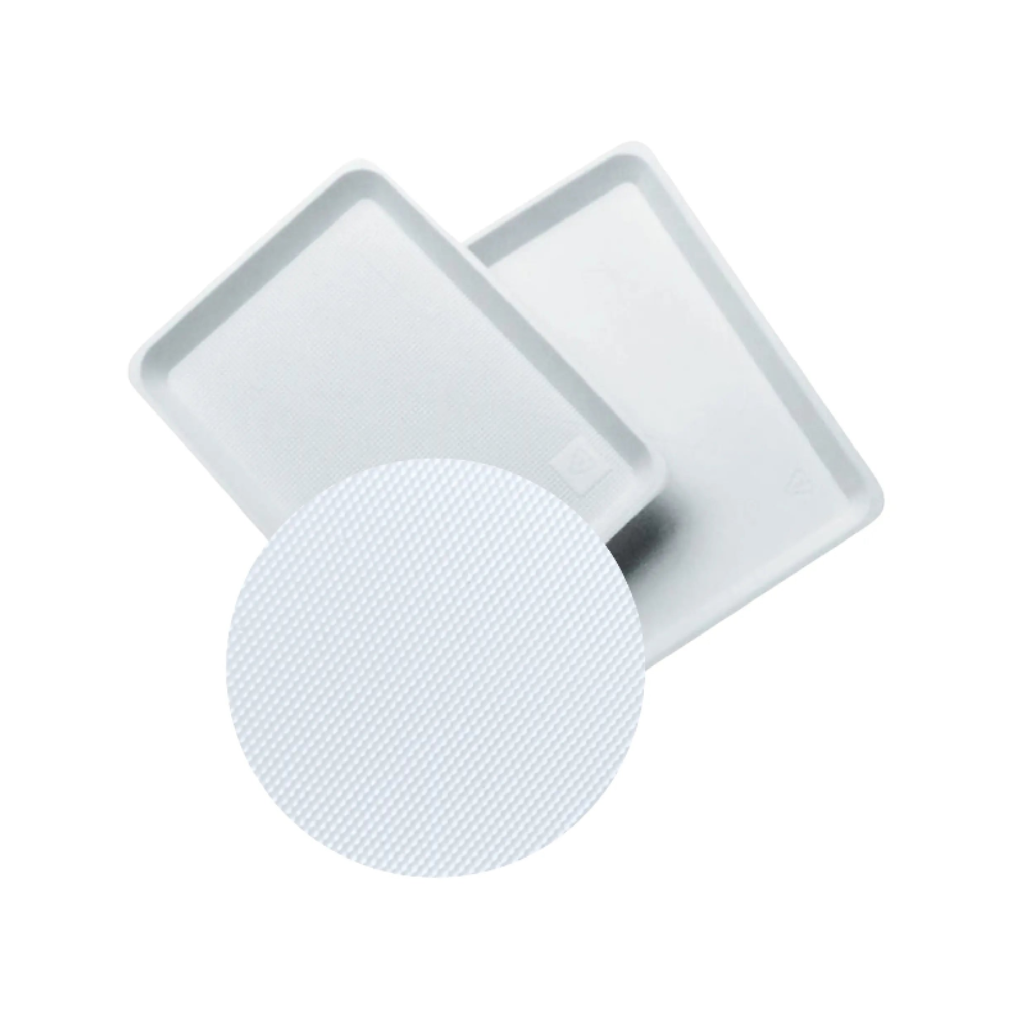 50 single-use care trays with smooth bottom - 3 sizes