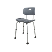 Hygienic opening shower seat - grey - Joleti