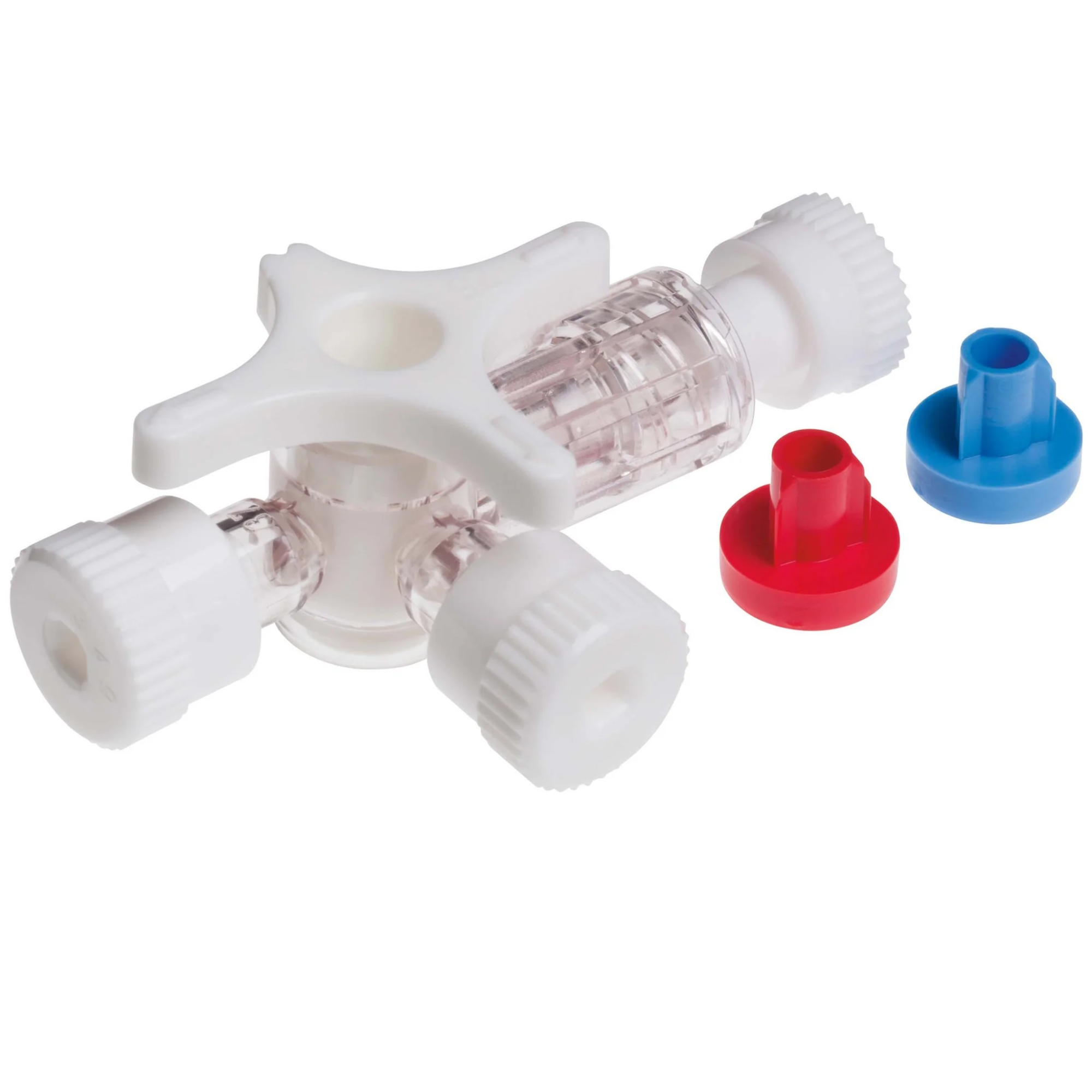 BD Connecta 360° White 3-Way Tap